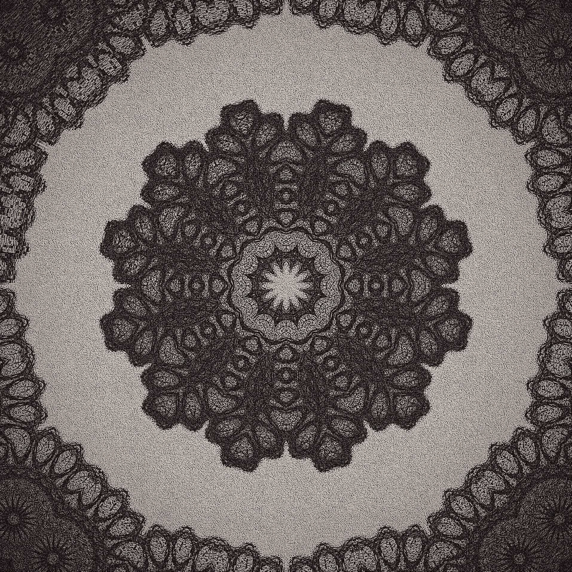 Rustic. Part of project “Kaleidoscopic 3” [RJ 0089]: Various graphics featuring kaleidoscope-like symmetries, part 3.