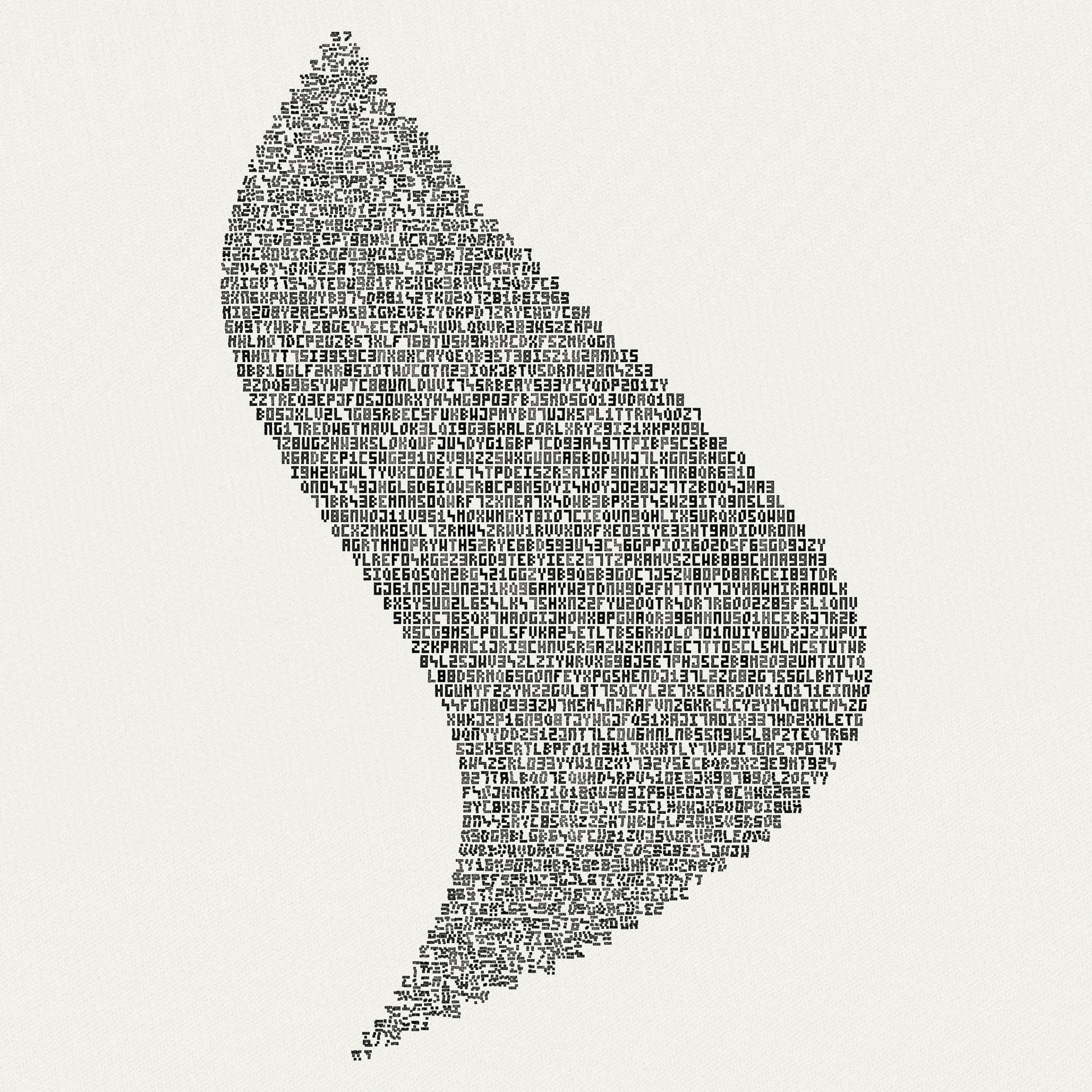 Is It Written, or What? #2. Part of project “Vegetative” [RJ 0077]: Experimental generative ornamental drawings.