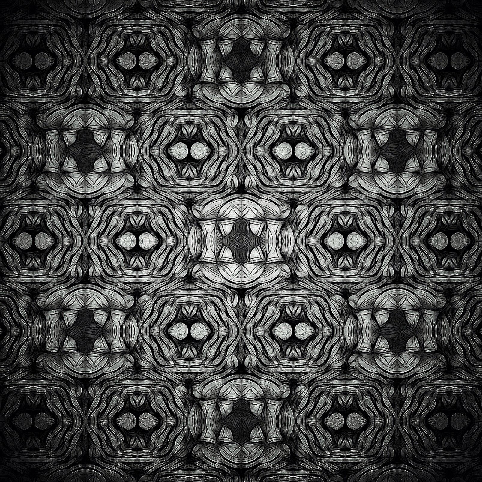 Wall Fragment. Part of project “Tapestry” [RJ 0061]: Various graphics featuring patterns or semi-patterns.