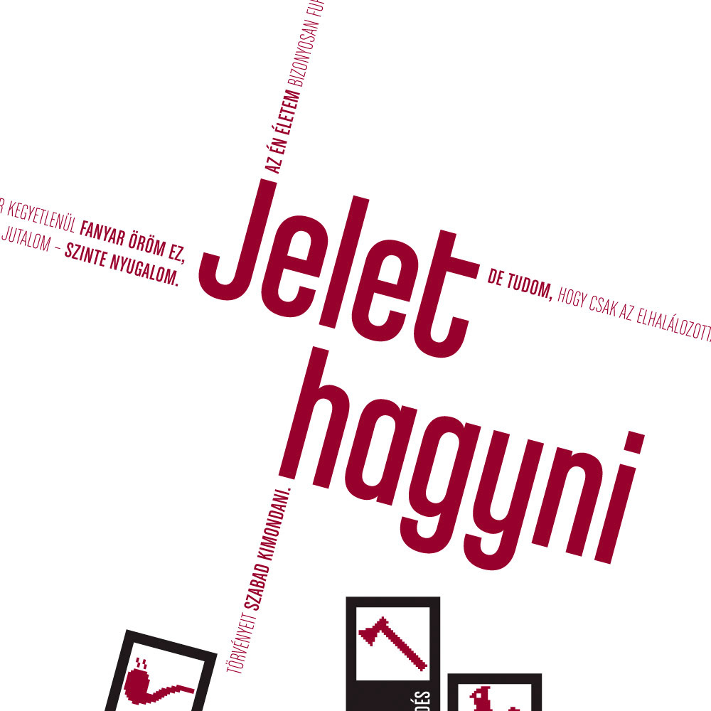 Leaving a Mark: Excerpt #2. Part of project “Signs” [RJ 0005]: Typographic poster designs depicting the catchphrase “Signs”.