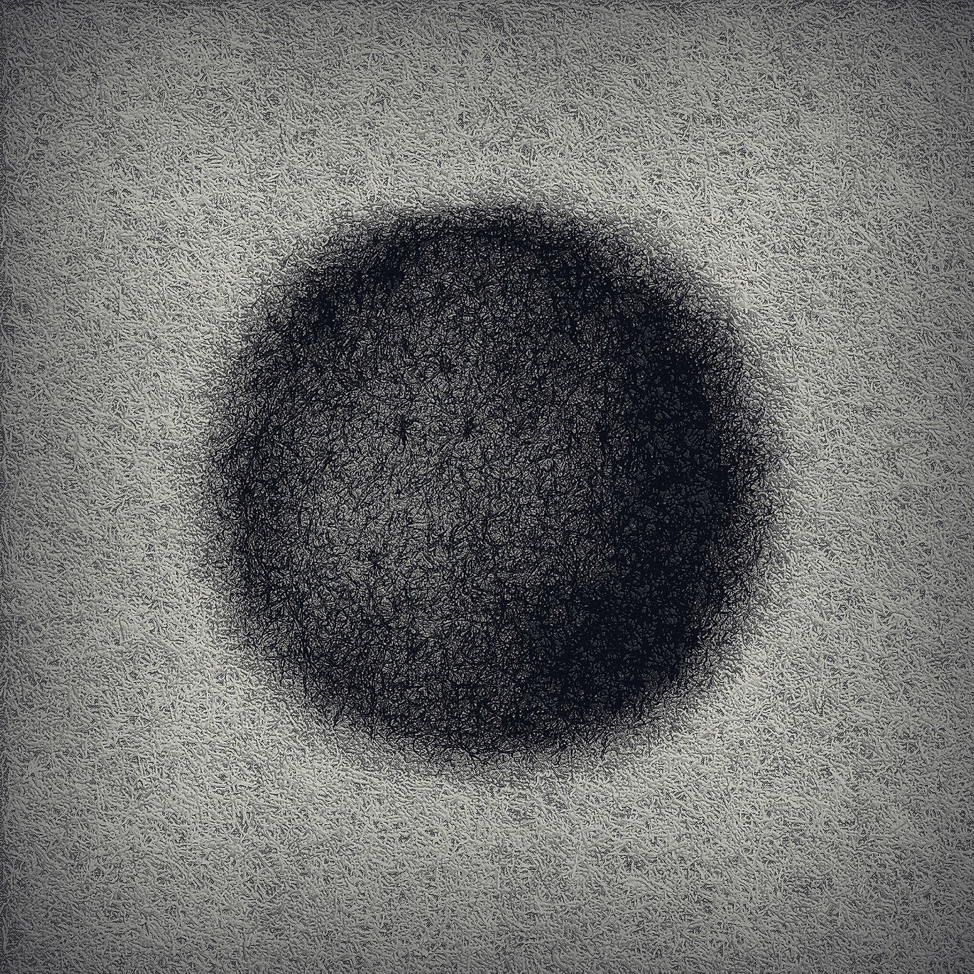 Fur in Space. Part of project “Balls Again” [RJ 0092]: Experimental drawings featuring ball shaped objects.
