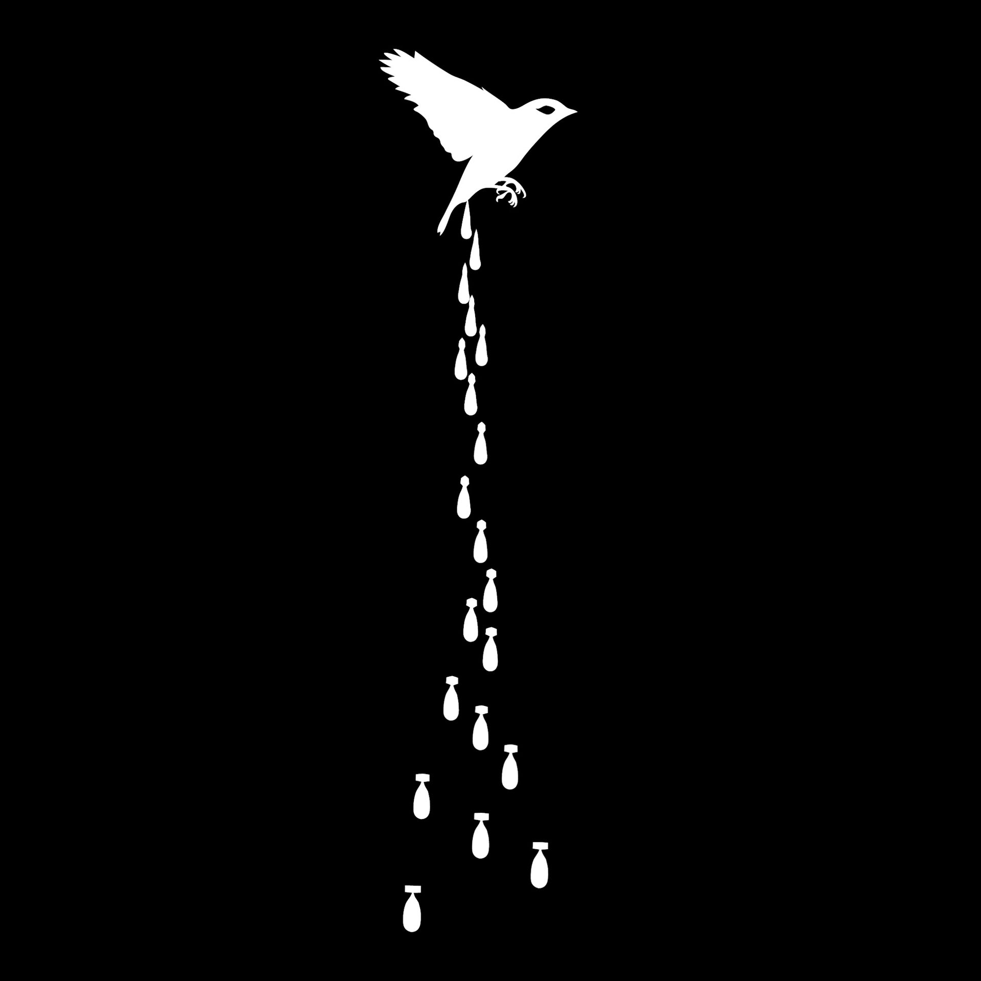 Bird of War. Part of project “Not So Funny” [RJ 0012]: Various graphics featuring Flash experiments.