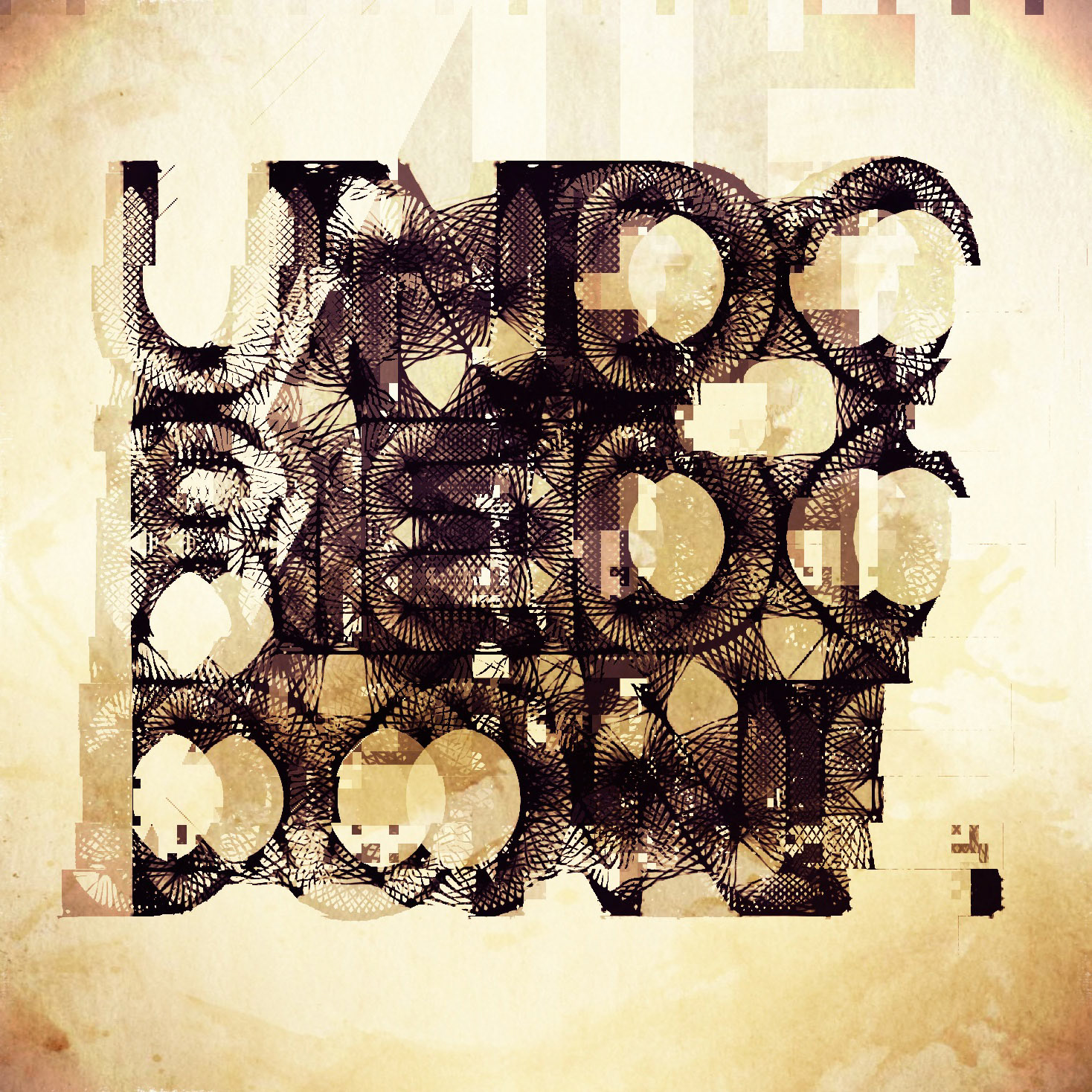 Undo-Redo-Done. Part of project “The Large Text” [RJ 0058]: Various graphics featuring letters and short texts.