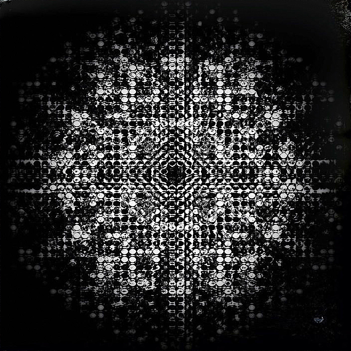 Reunion. Part of project “Something in the Centre” [RJ 0069]: Various graphics featuring central points.
