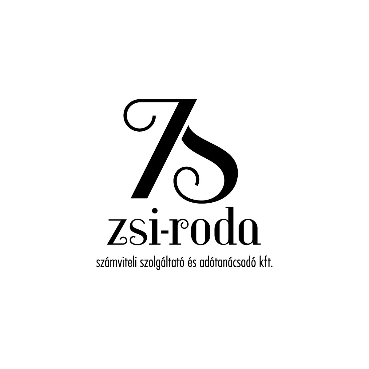 Logo. Part of project “Zsi-Roda” [RJ 0041]: Identity guide for a small Hungarian company.