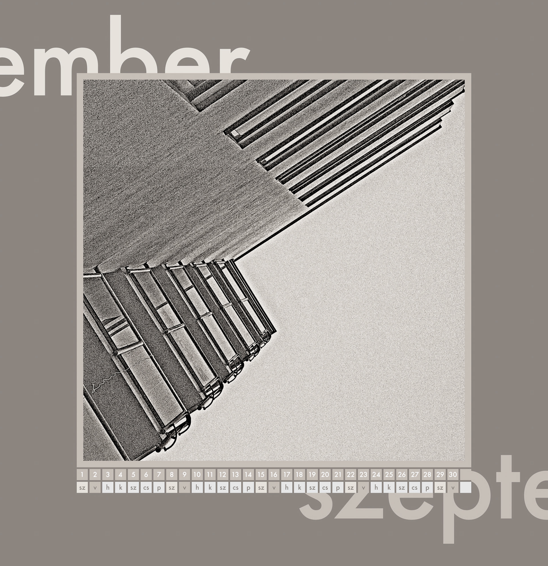 September. Part of project “Architecture ’12” [RJ 0032]: Calendar for the year 2012.