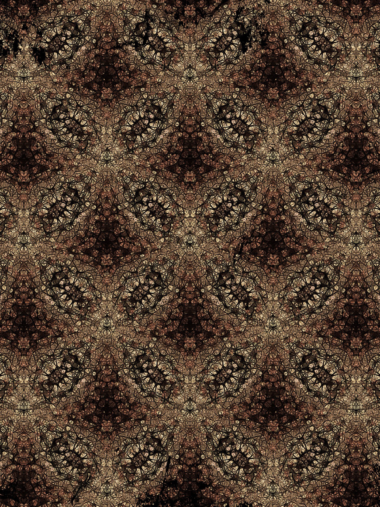 Old Carpet. Part of project “Tapestry” [RJ 0061]: Various graphics featuring patterns or semi-patterns.