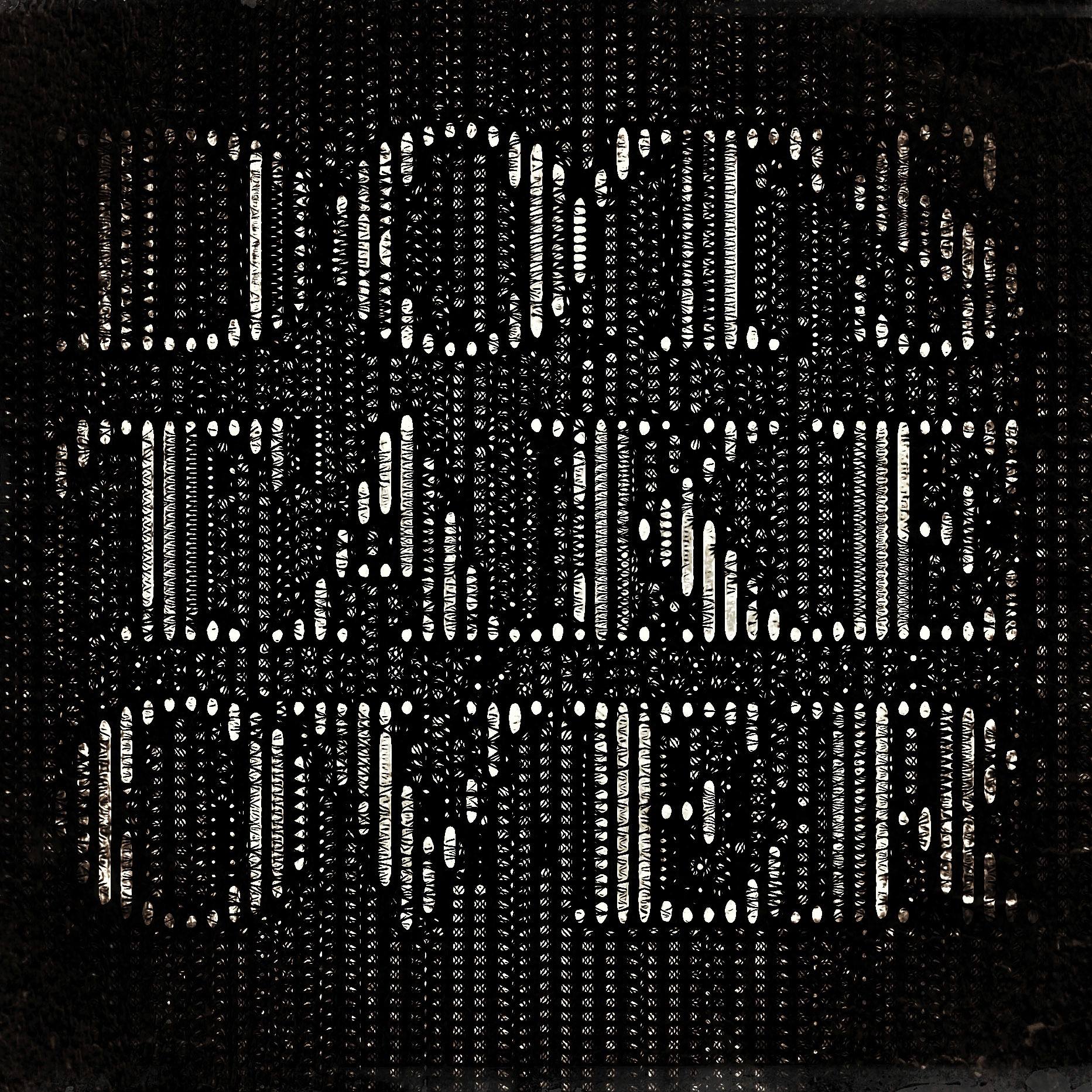 Dots Take Over. Part of project “The Large Text” [RJ 0058]: Various graphics featuring letters and short texts.