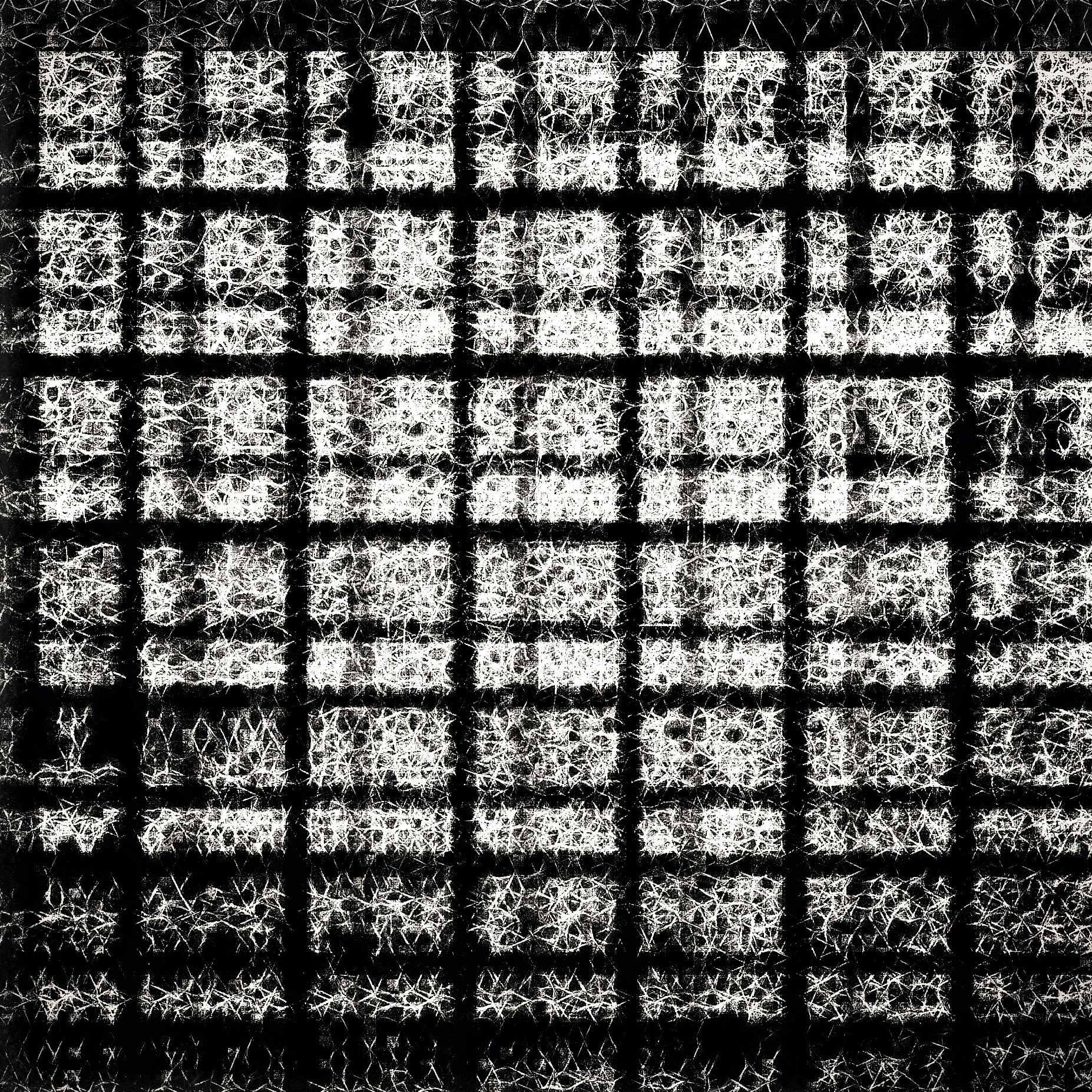 Prison Sunrise. Part of project “Grids” [RJ 0068]: Various graphics featuring small patterns ordered on a grid.