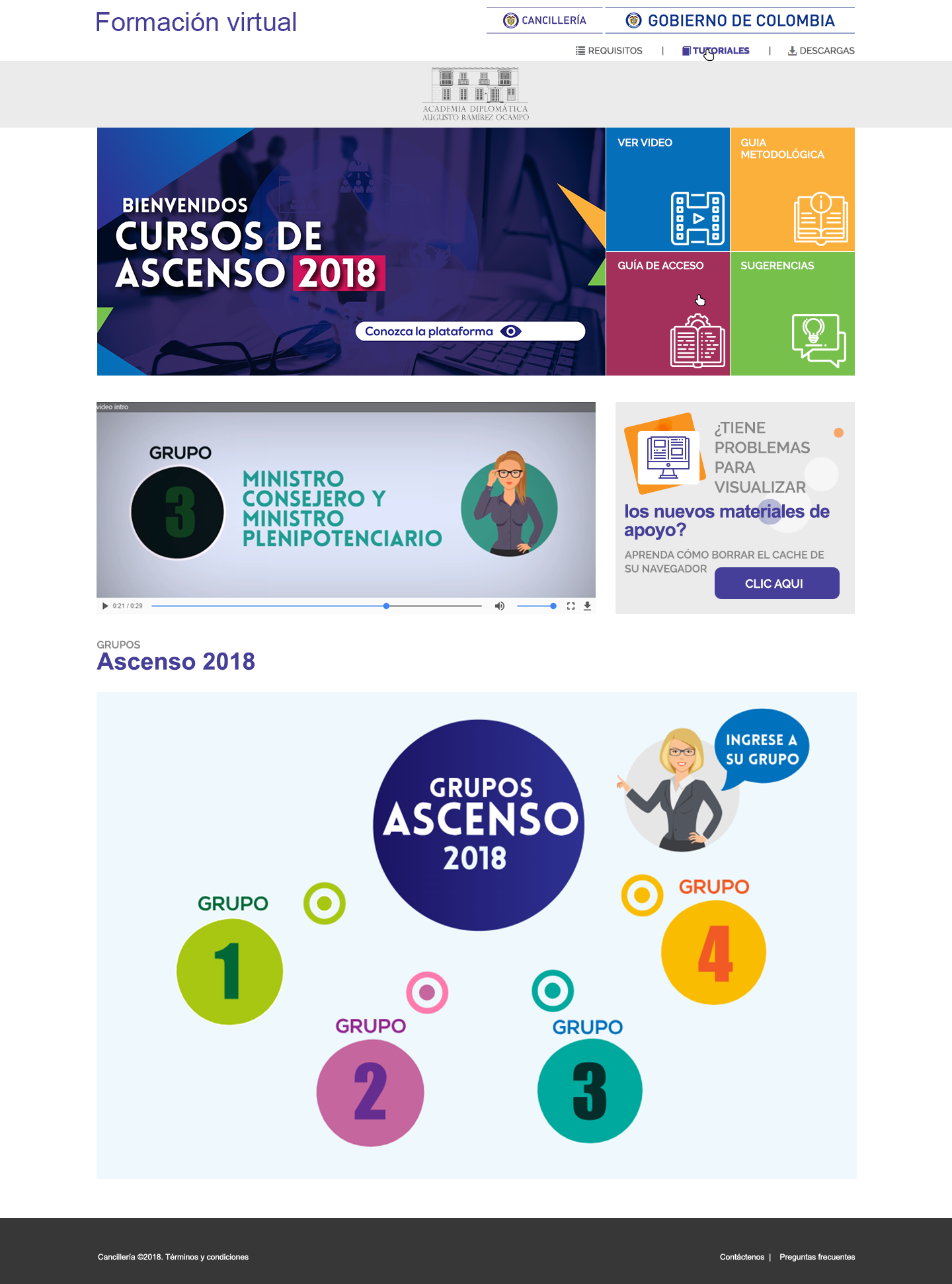 Seleccion curso