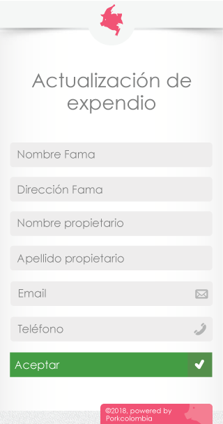 Actualización expendio