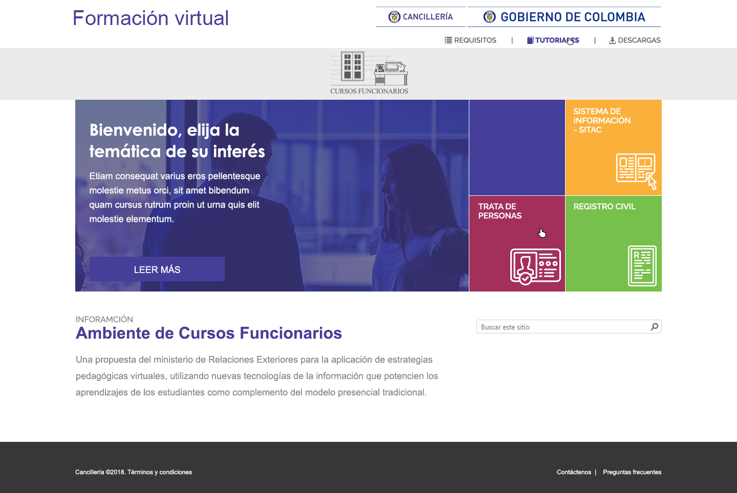 Cursos funcionarios