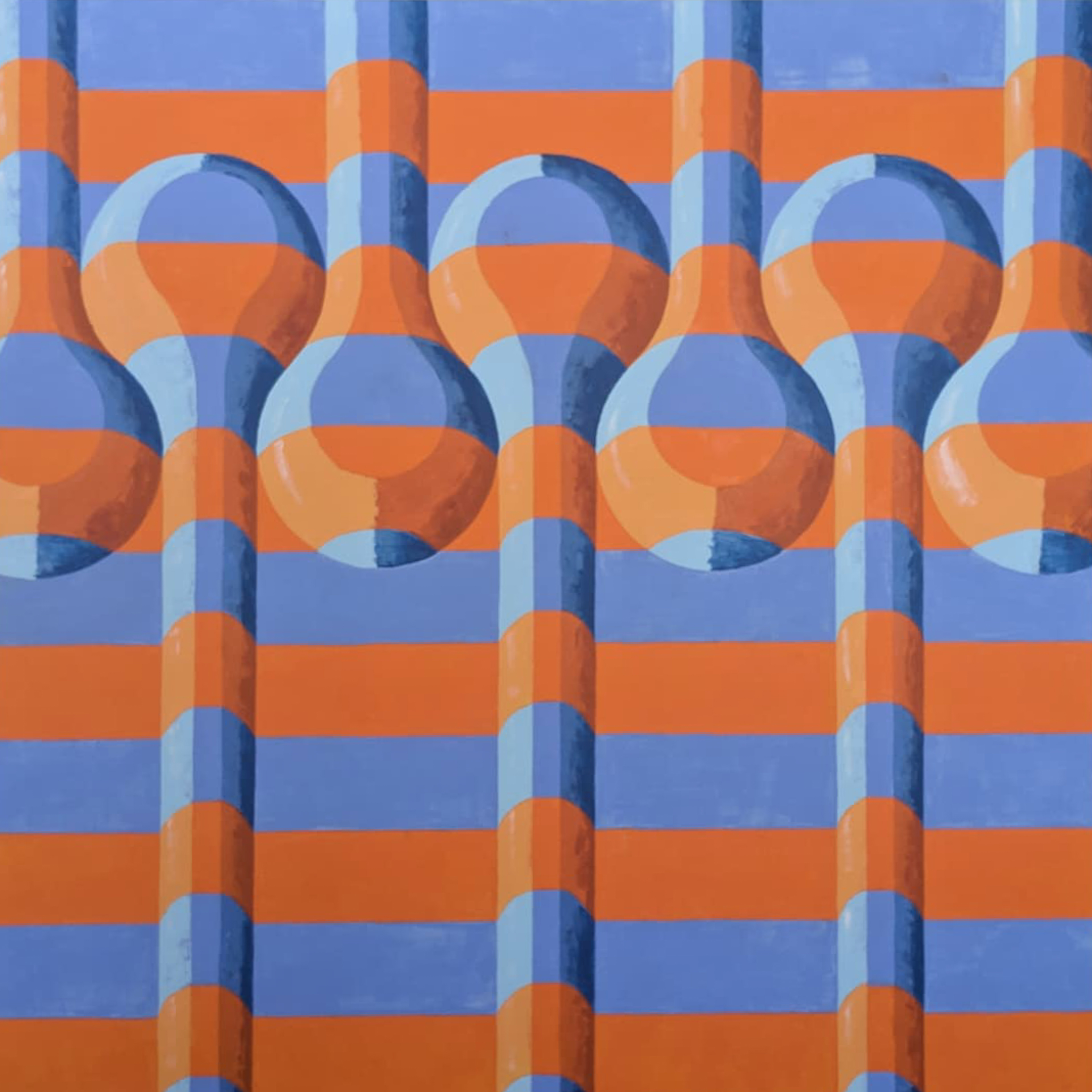 acrylic on canvas, 2025, 48x48 in