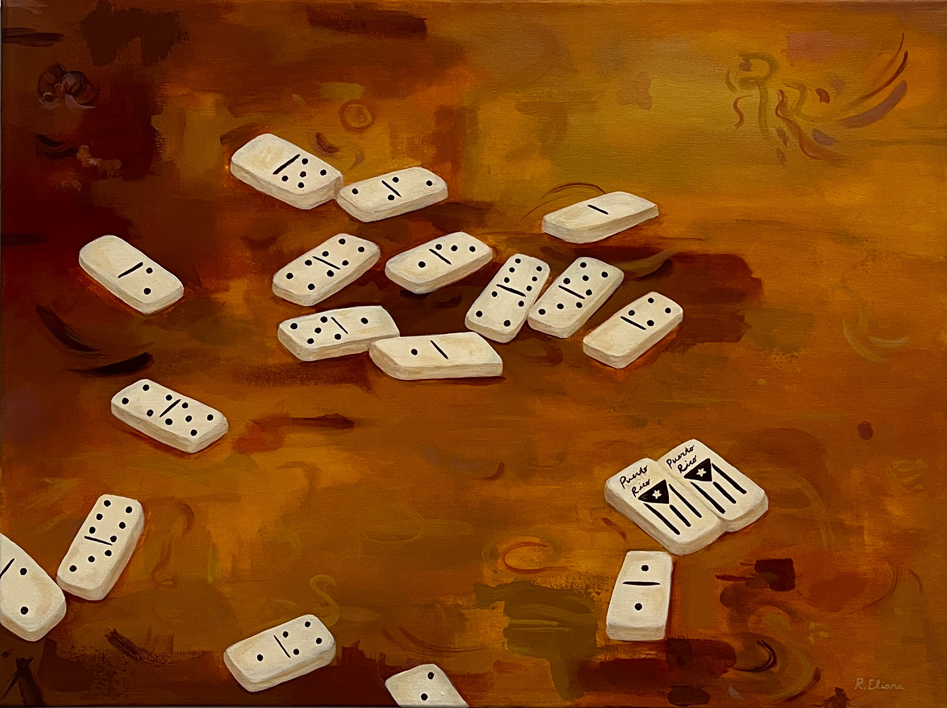 Where Conversations Begin, 24" x 18", Acrylic on canvas