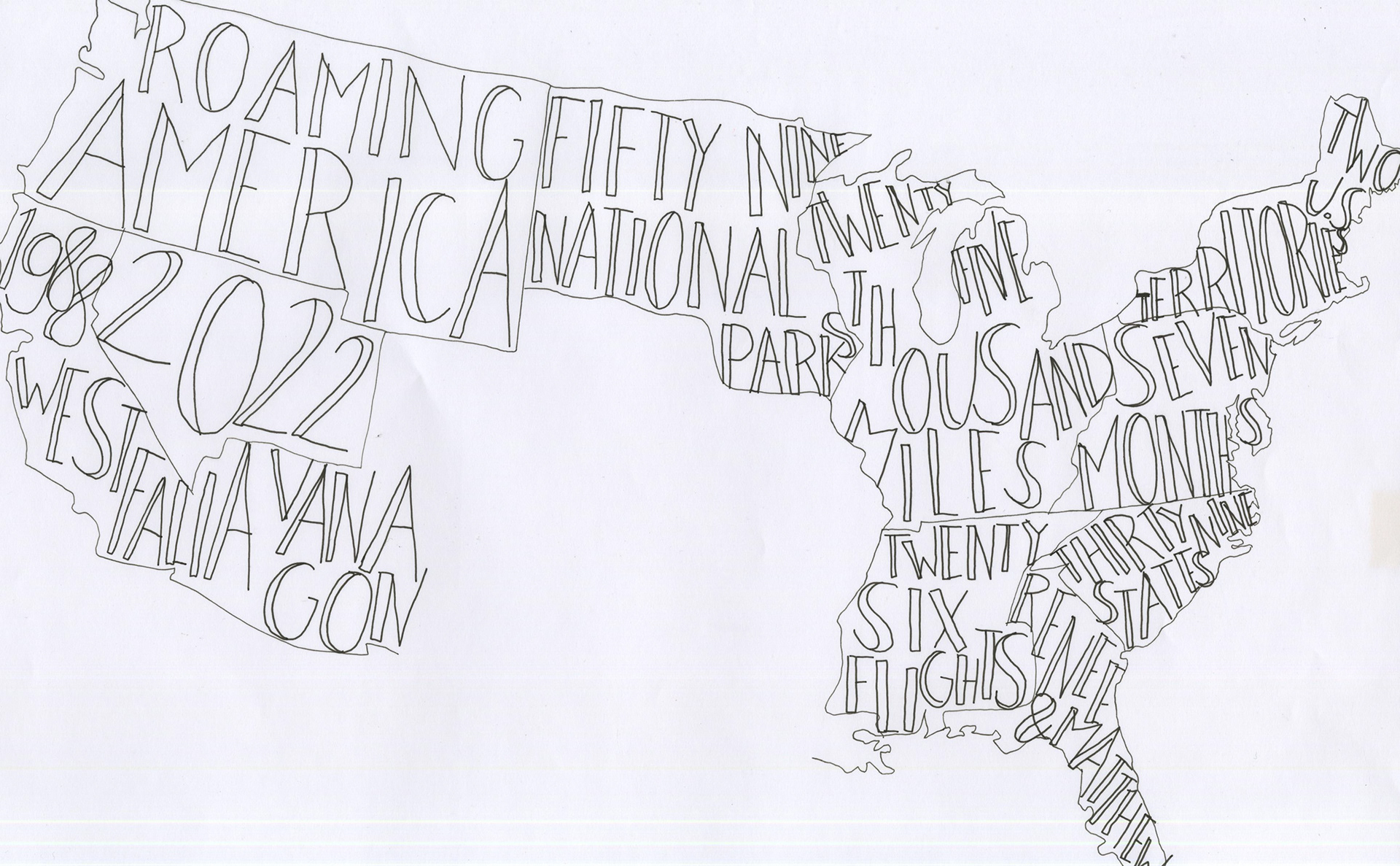 hand drawn map