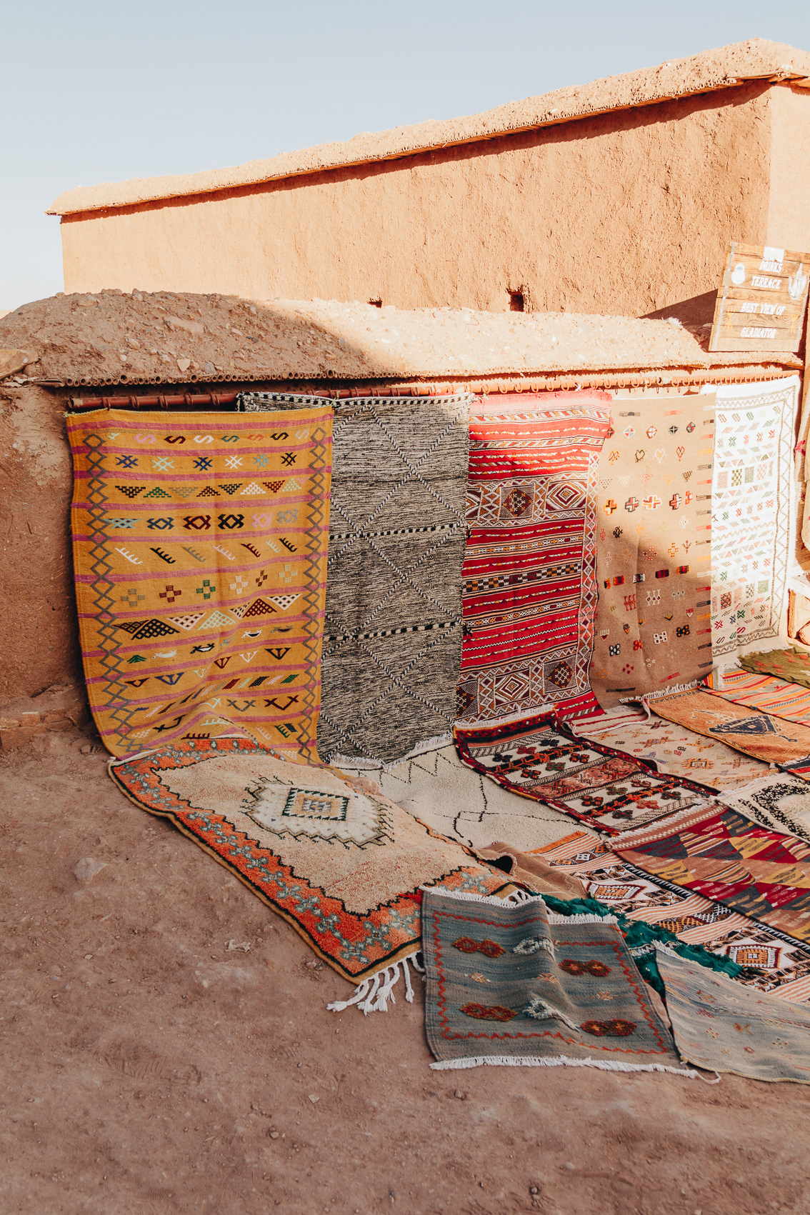 Kleurige Marokkaanse vloerkleden