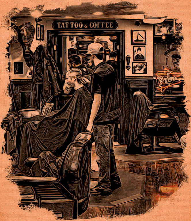 Haircut, a Tattoo, and a Cup of Coffee