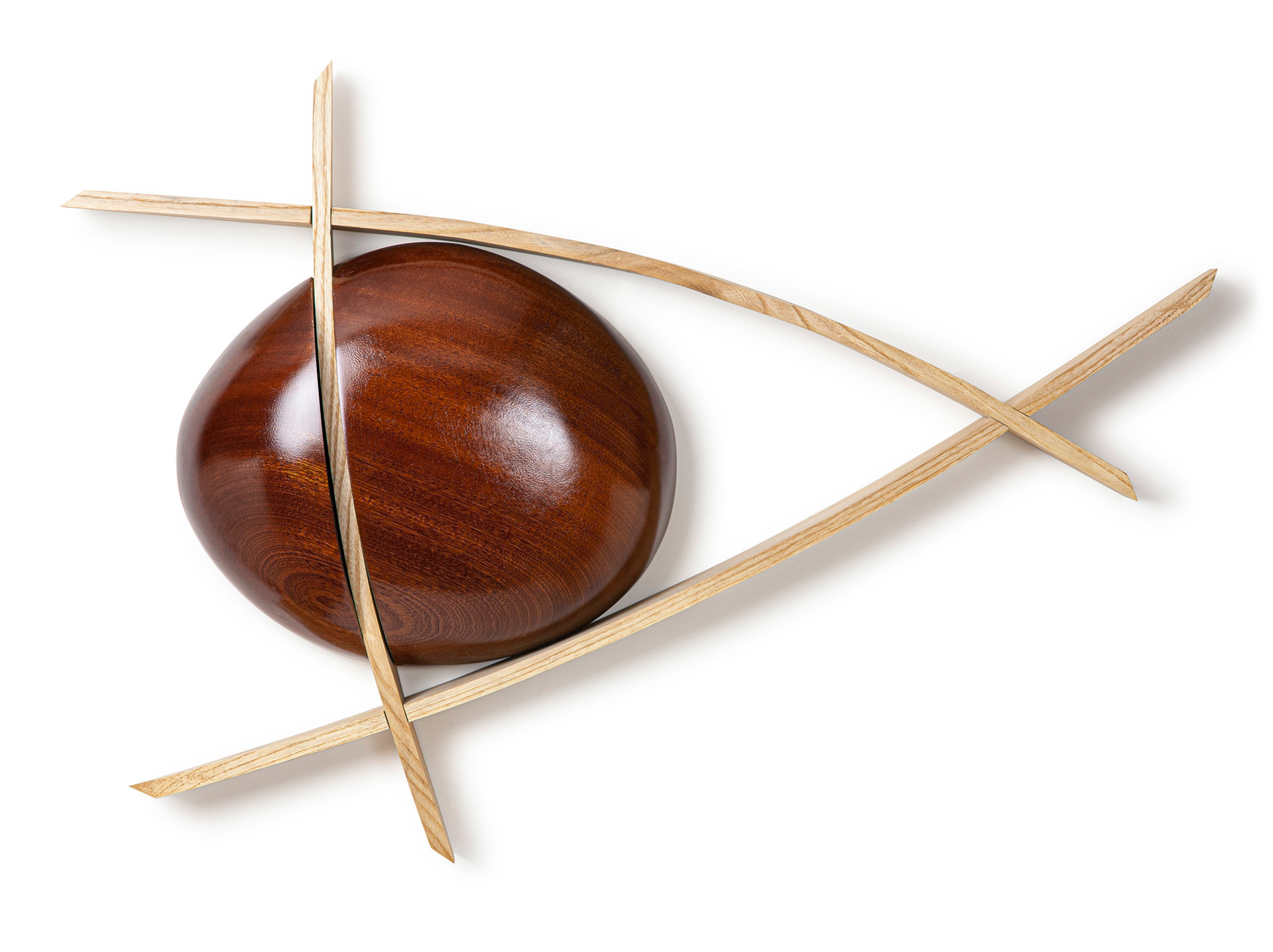 Riverbed Mystery  (2019, mixed woods, 28” x 21” x 4“) (SOLD)