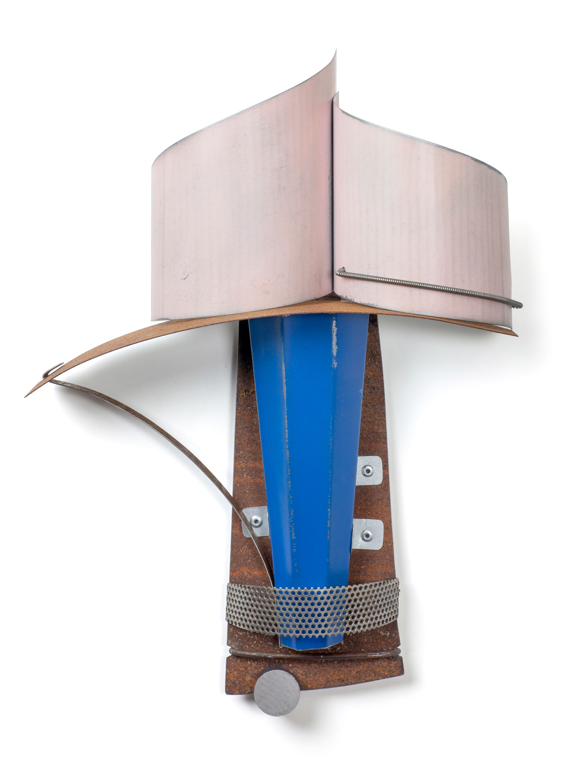 Vuur Flits  (2017, steel and paint, 20” x 14” x 4”)