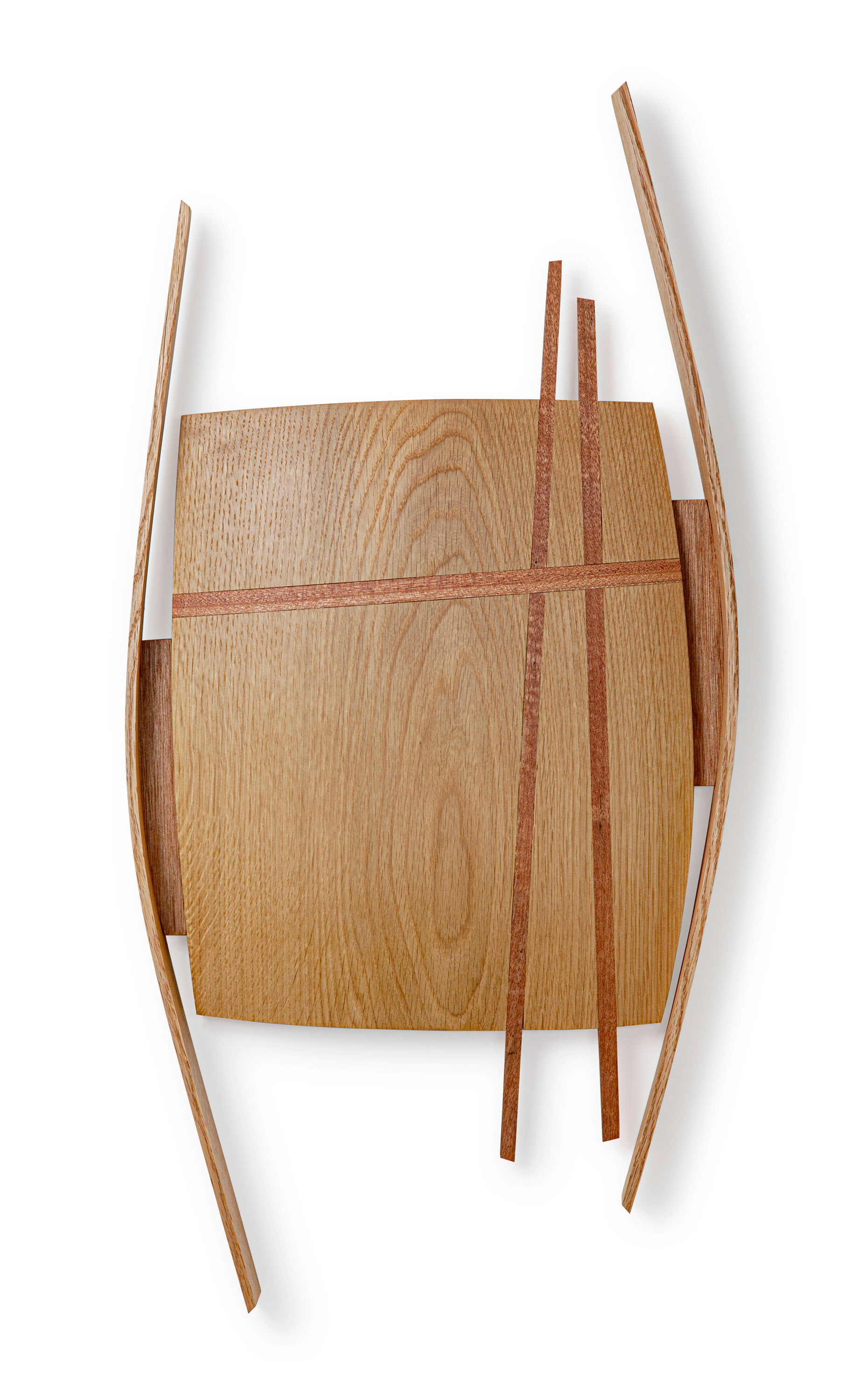 Inner Workings (SOLD) (2019, mixed woods, 35” x 16” x 2”)