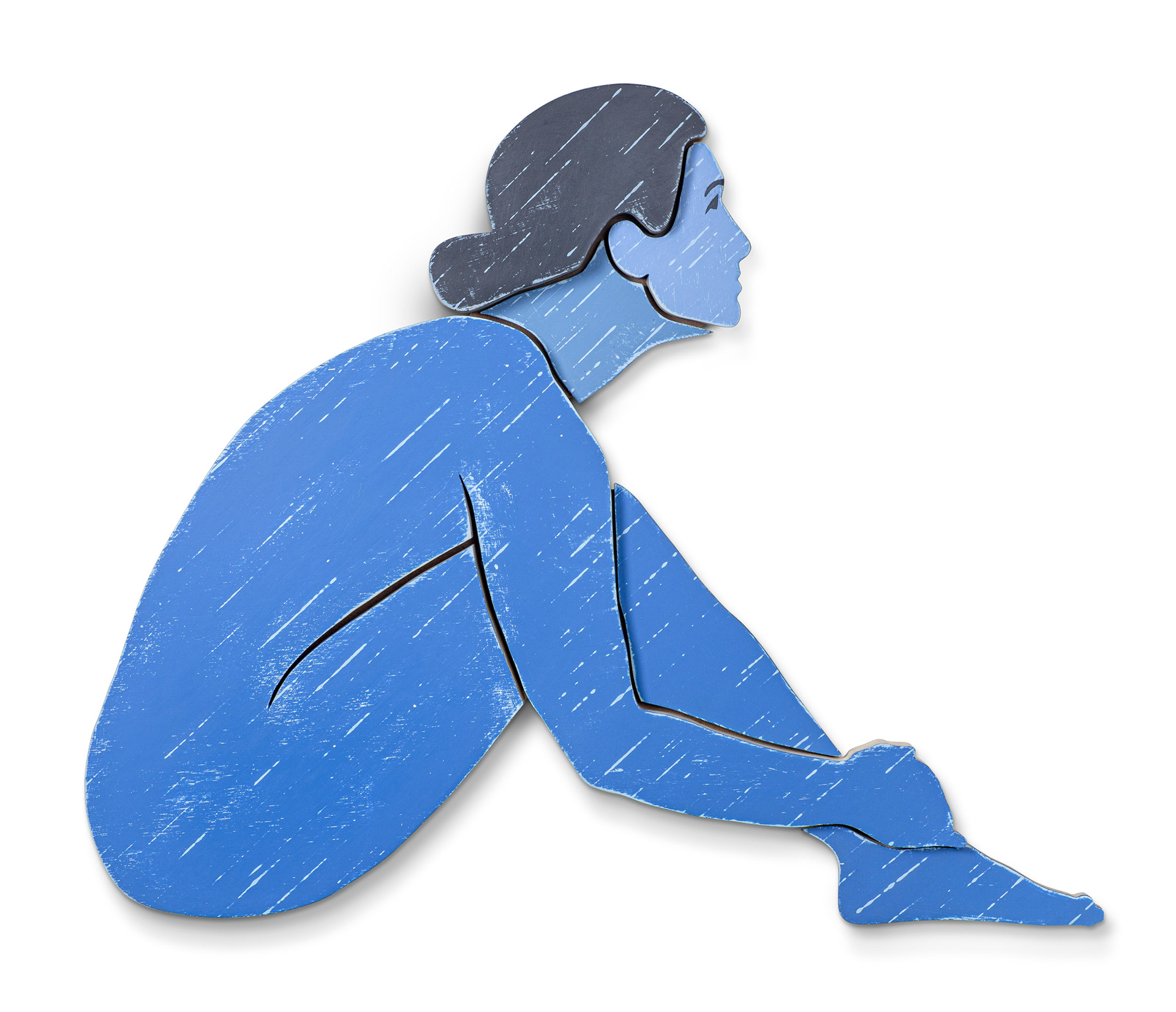 I Aspire (SOLD)  (2021, plywood and paint, 33” x 41” x 3”)