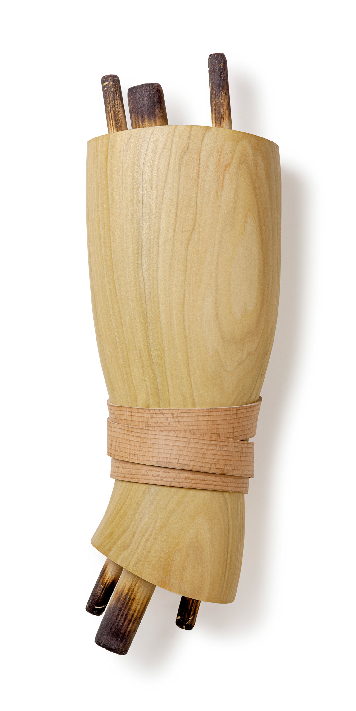 Backcountry Mystery  (2020, mixed woods, 24” x 8” x 5”)