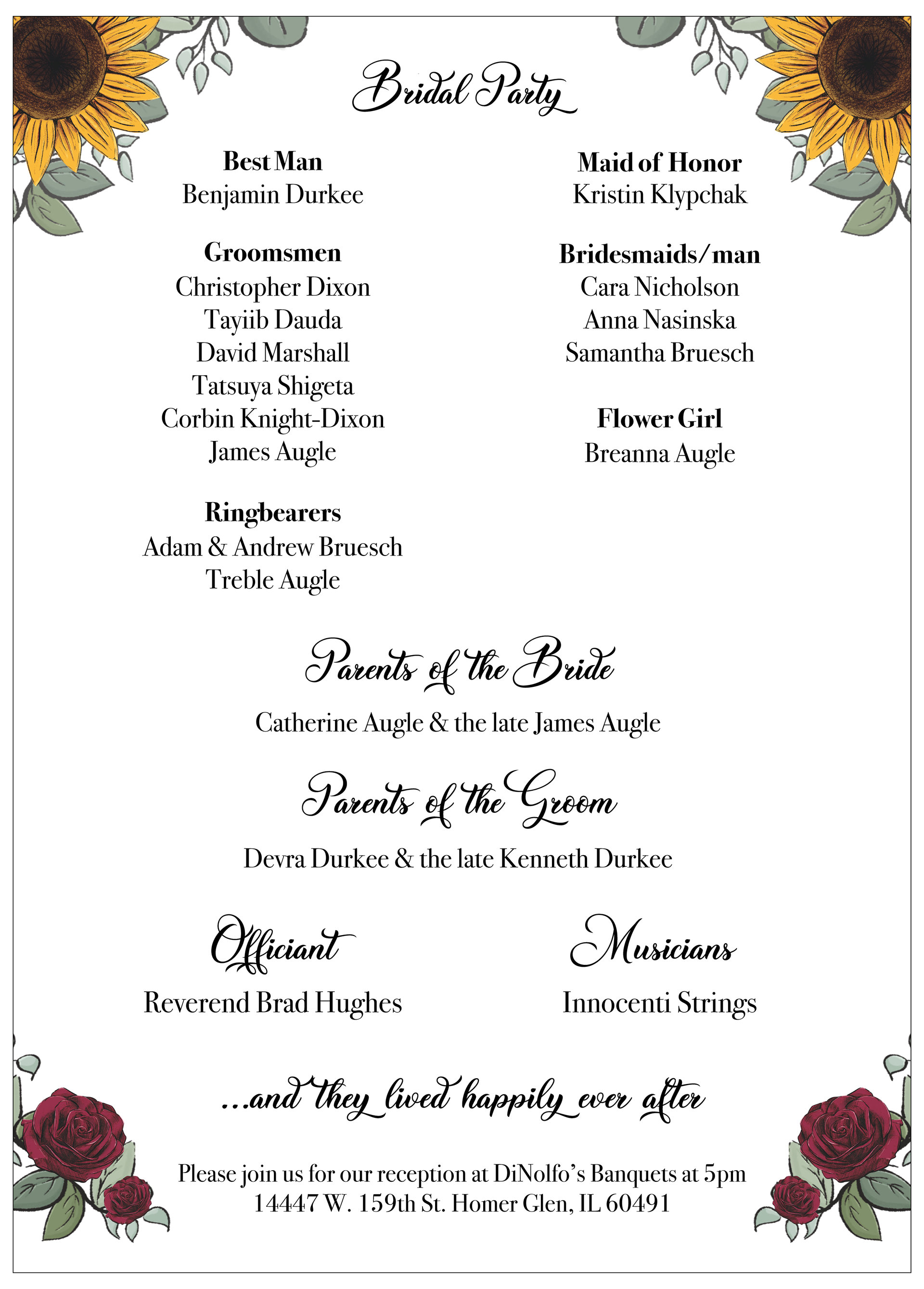 ceremony program back.