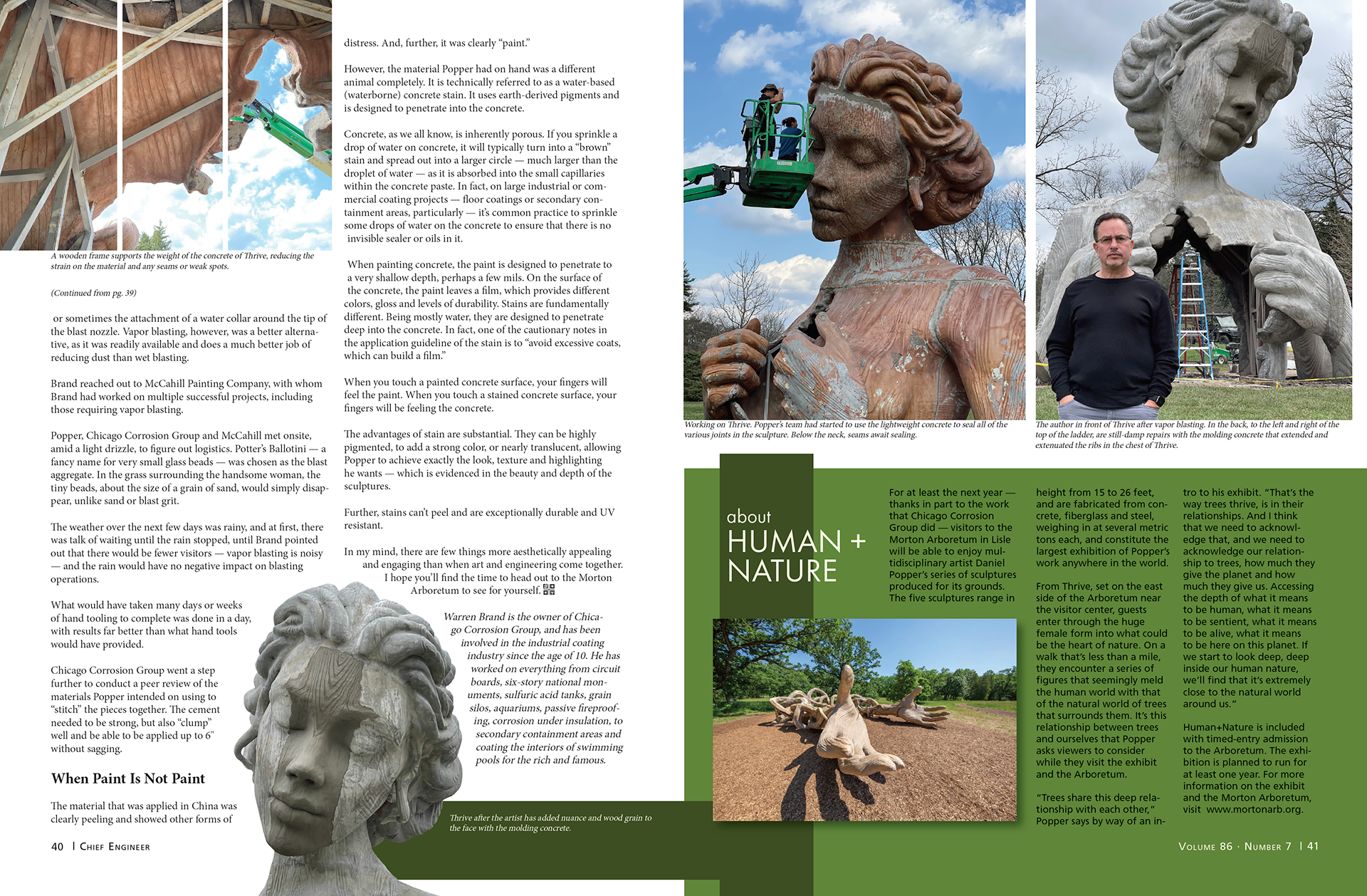 chief engineer magazine interior spread.