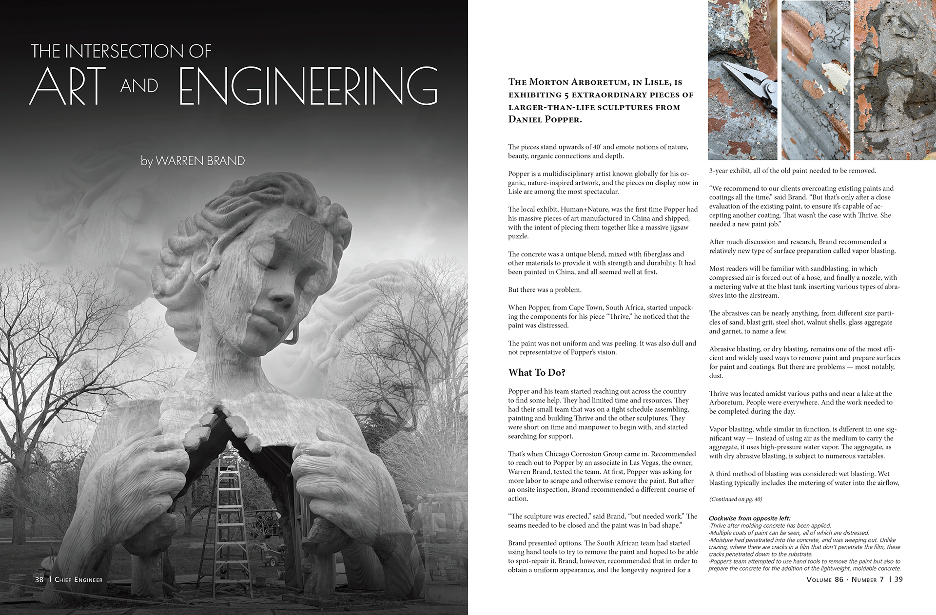 chief engineer magazine interior spread.