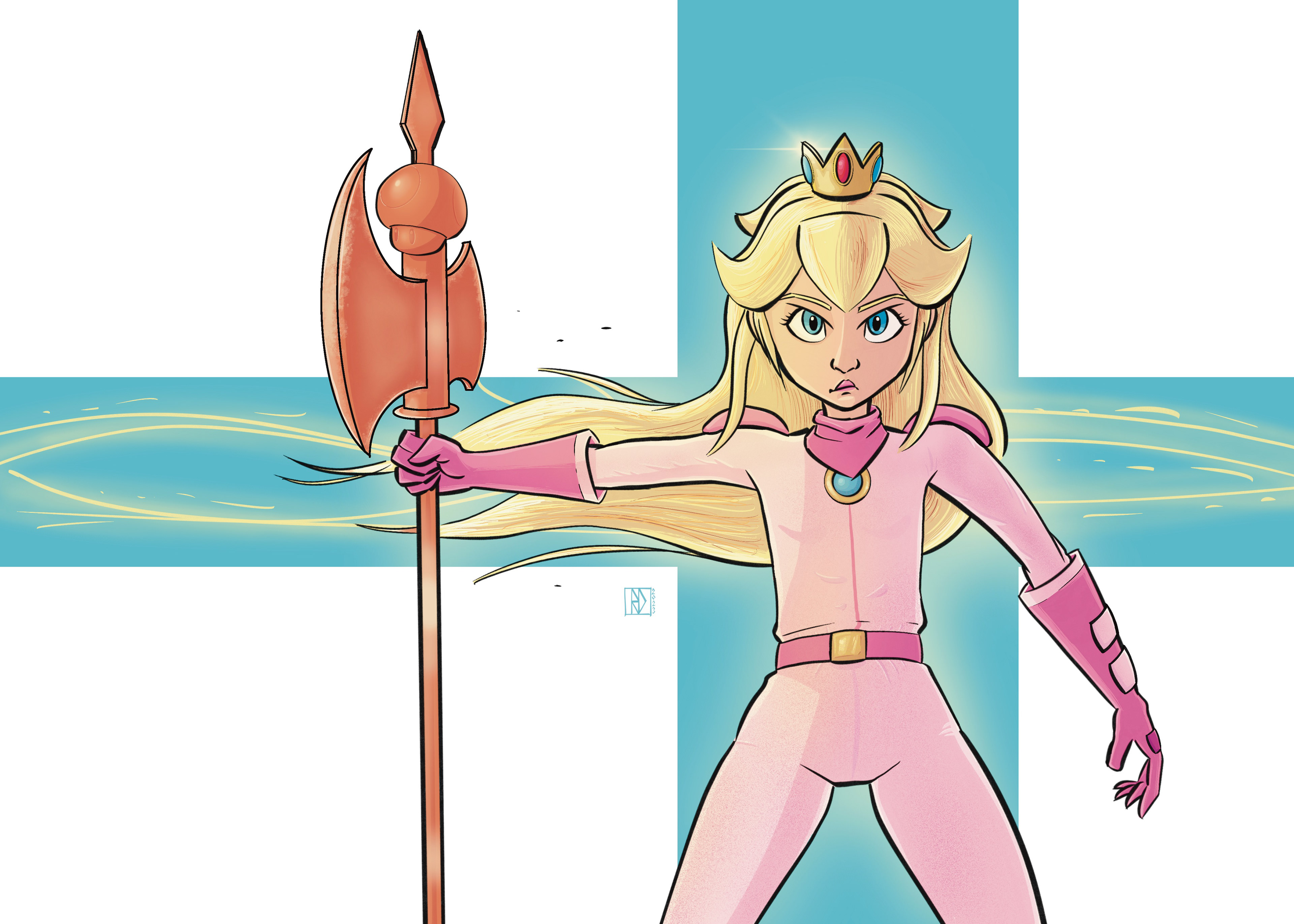 peach from the super mario bros. movie.