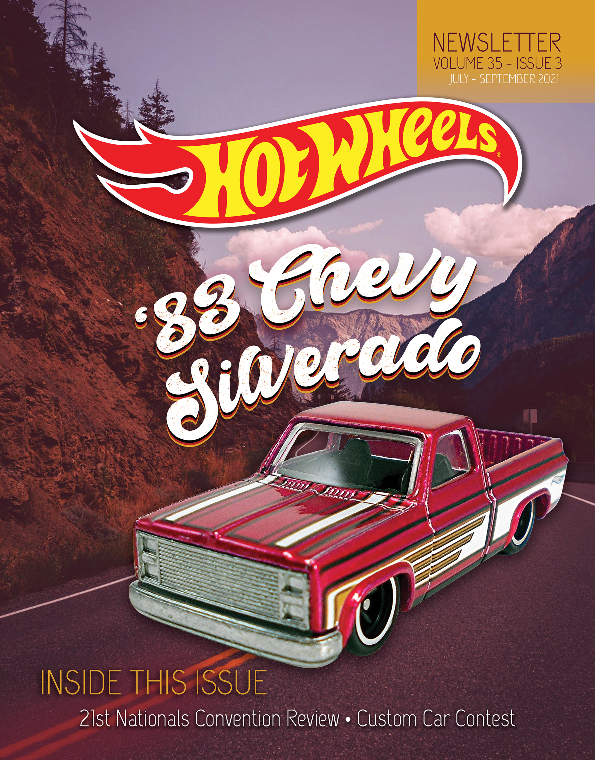 hot wheels newsletter cover.