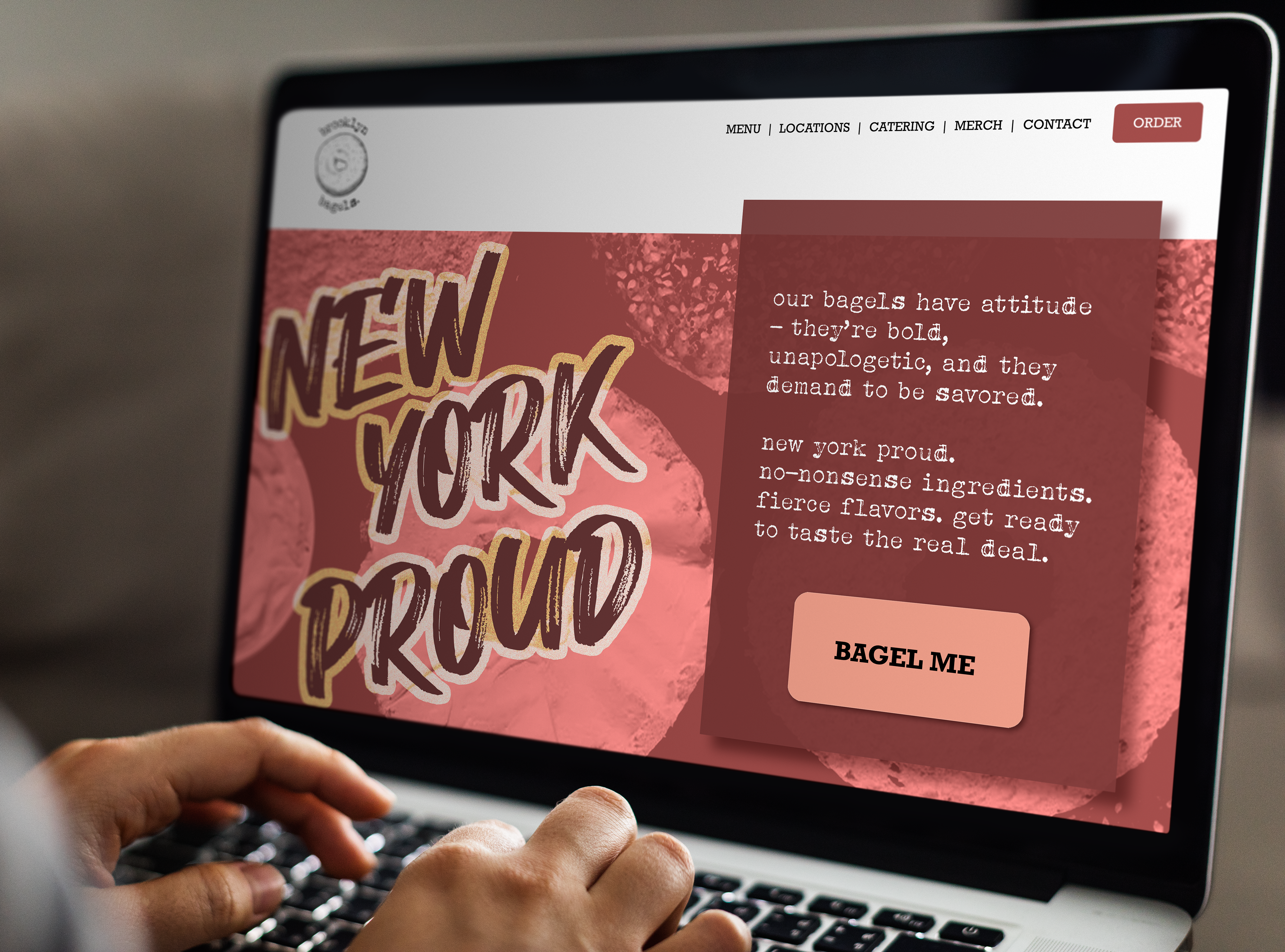homepage mockup.