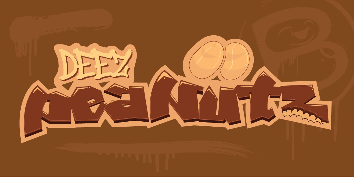 typographic illustrations for some of our specialty cookies.