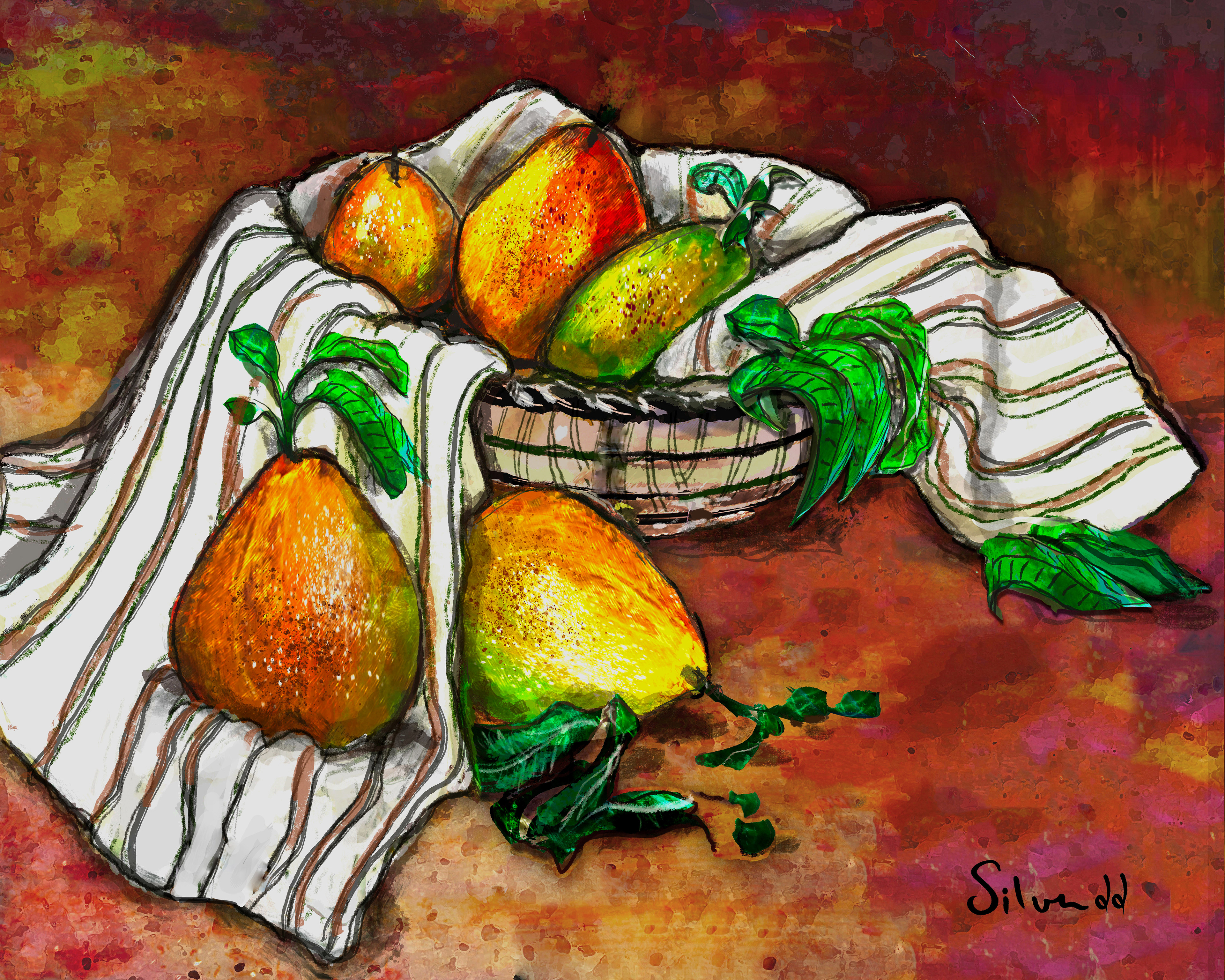 Still Life: Pears