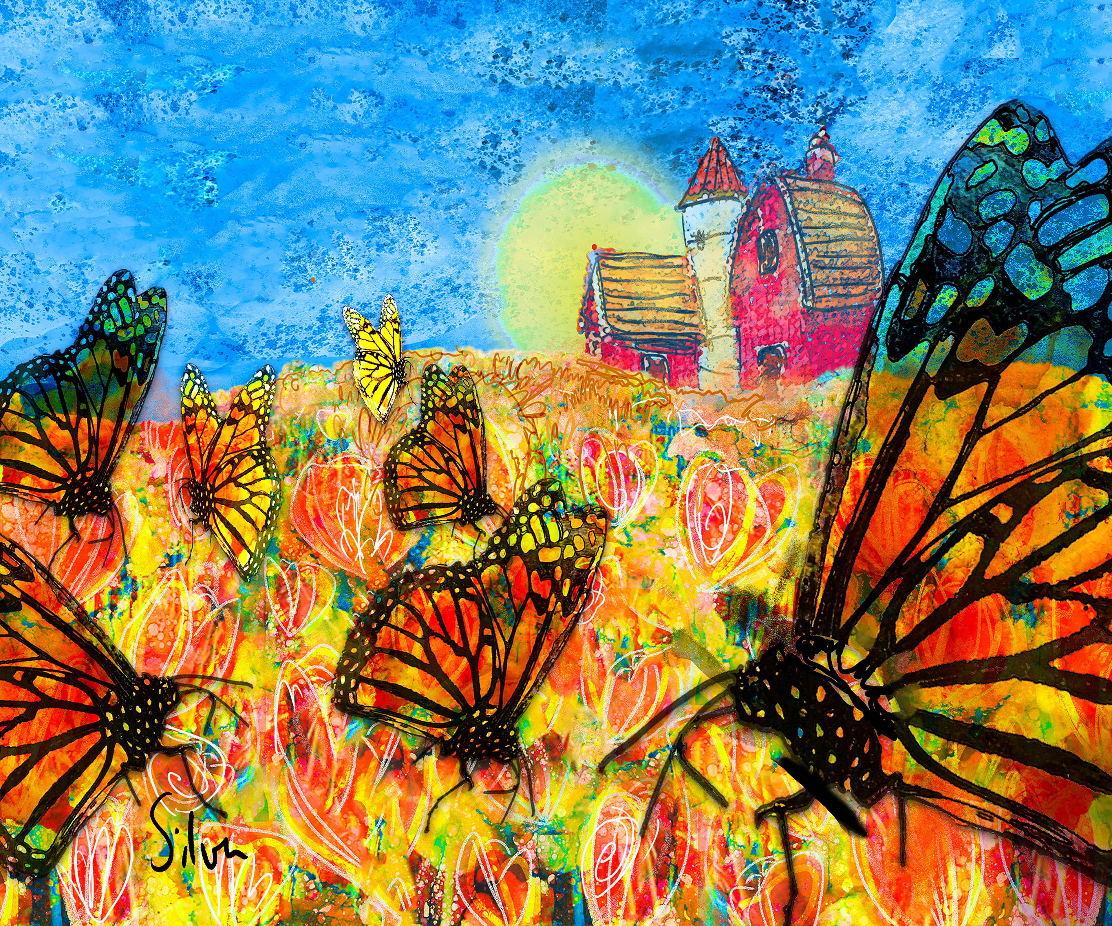 Field of Butterflies