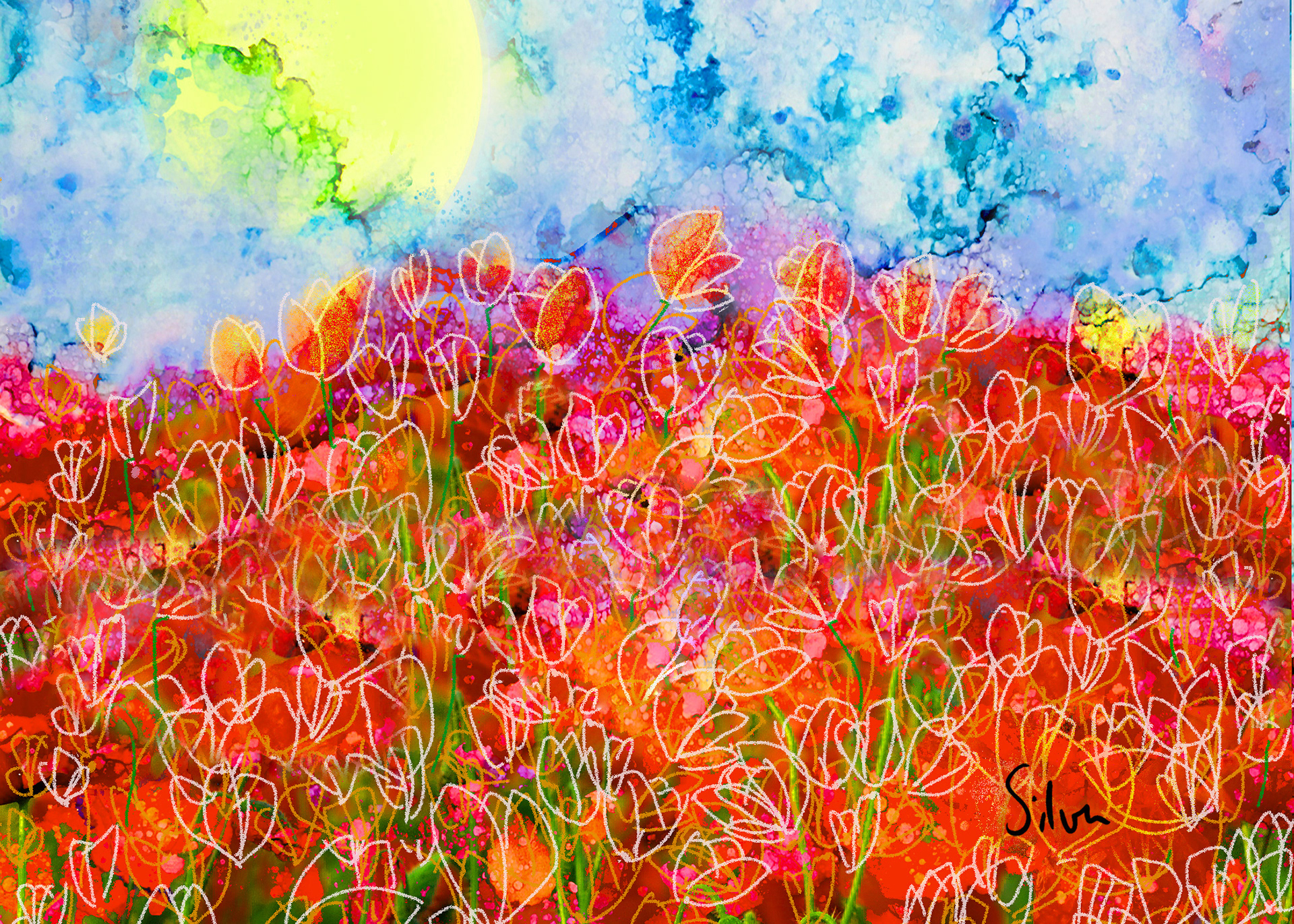 Field of Tulips 