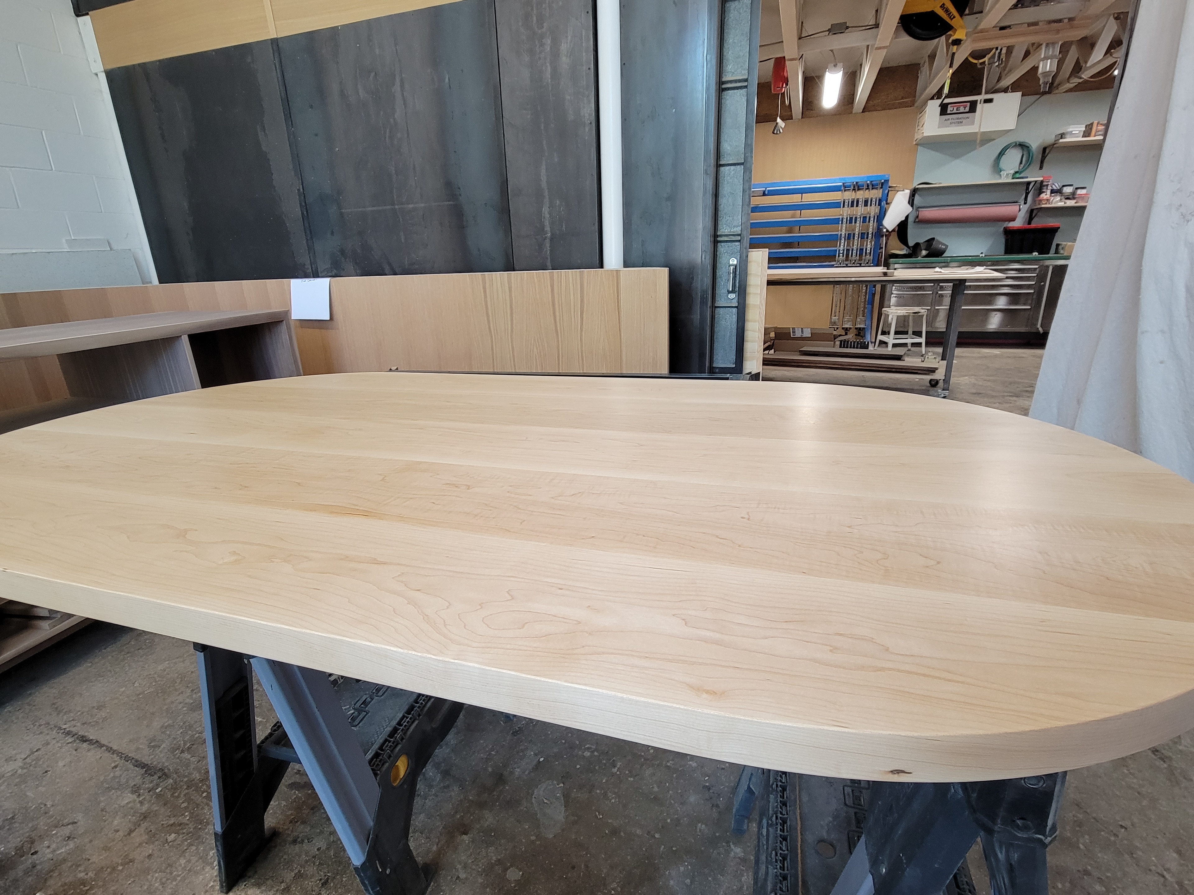 Maple Oval Table