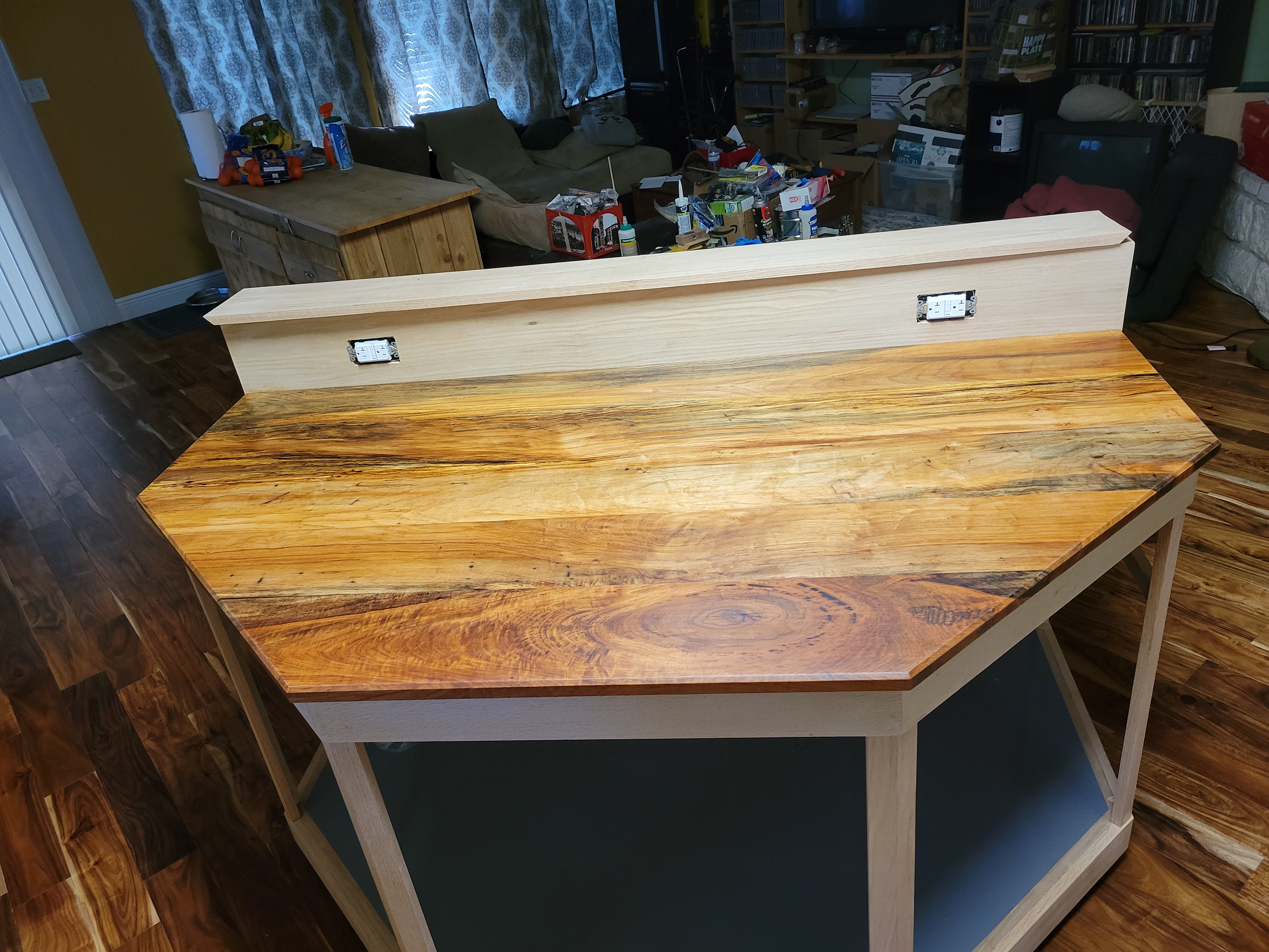 Kitchen Island Built-In, Partial Completion