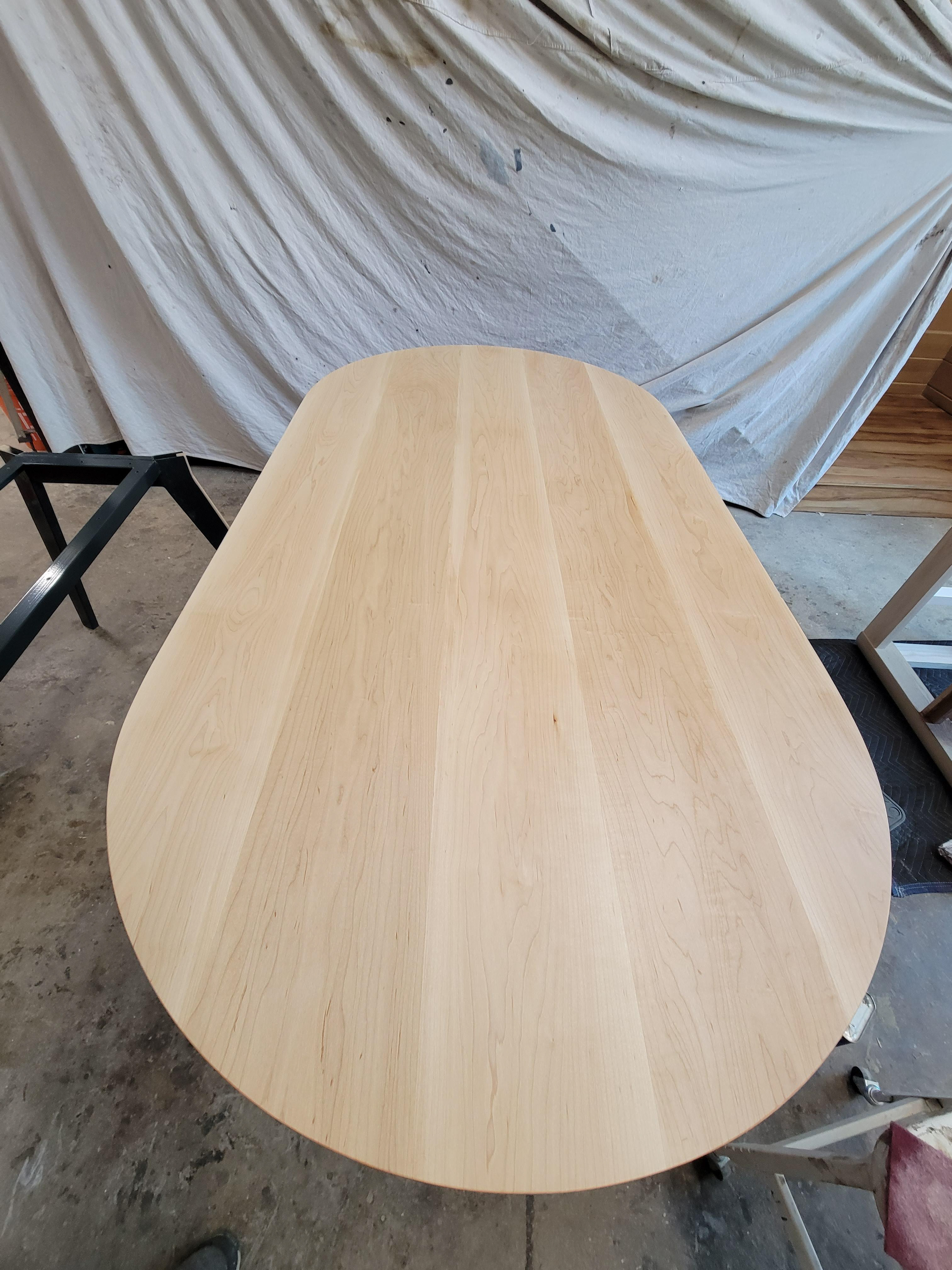 Maple Oval Table