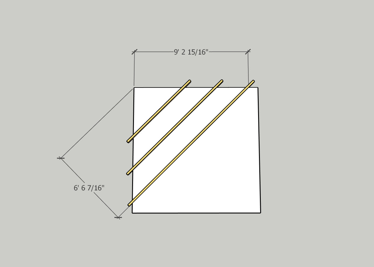 Bracing above drop ceiling