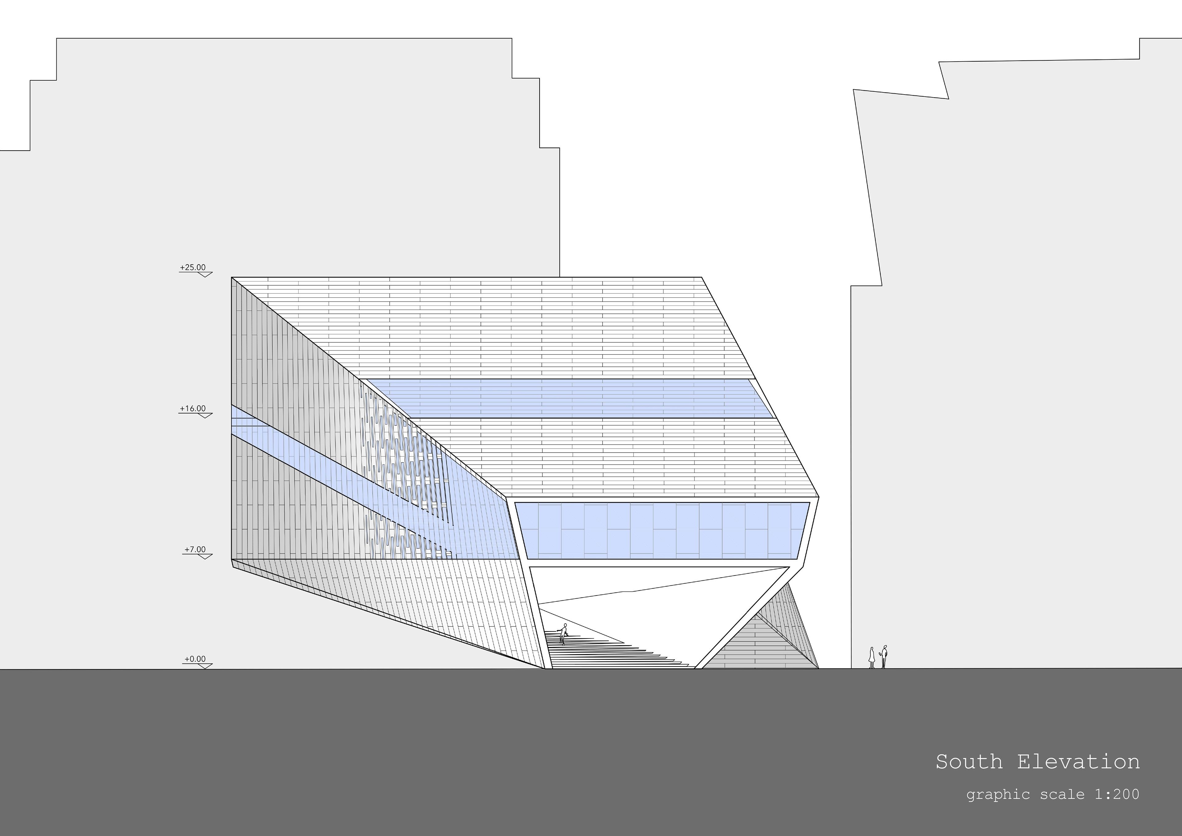 south elevation