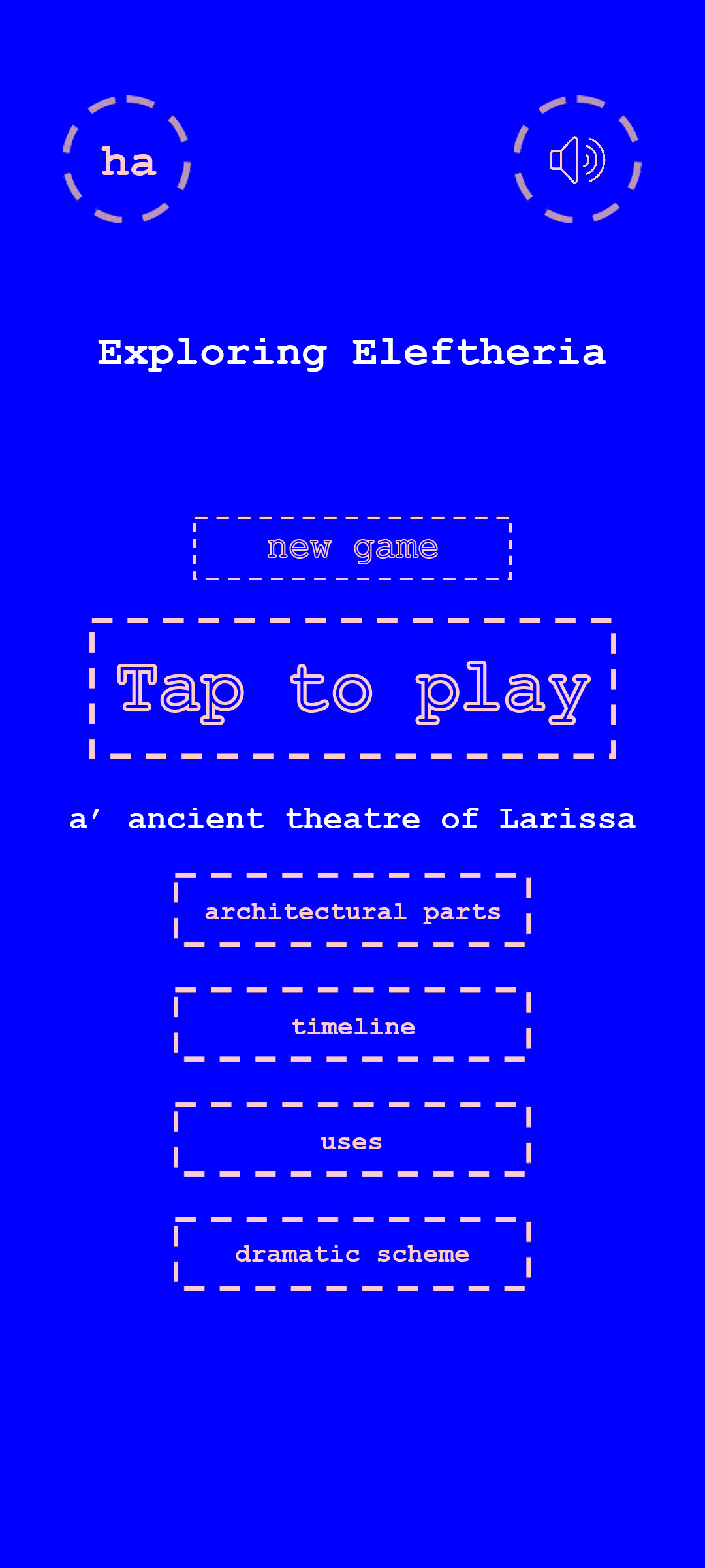 main menu