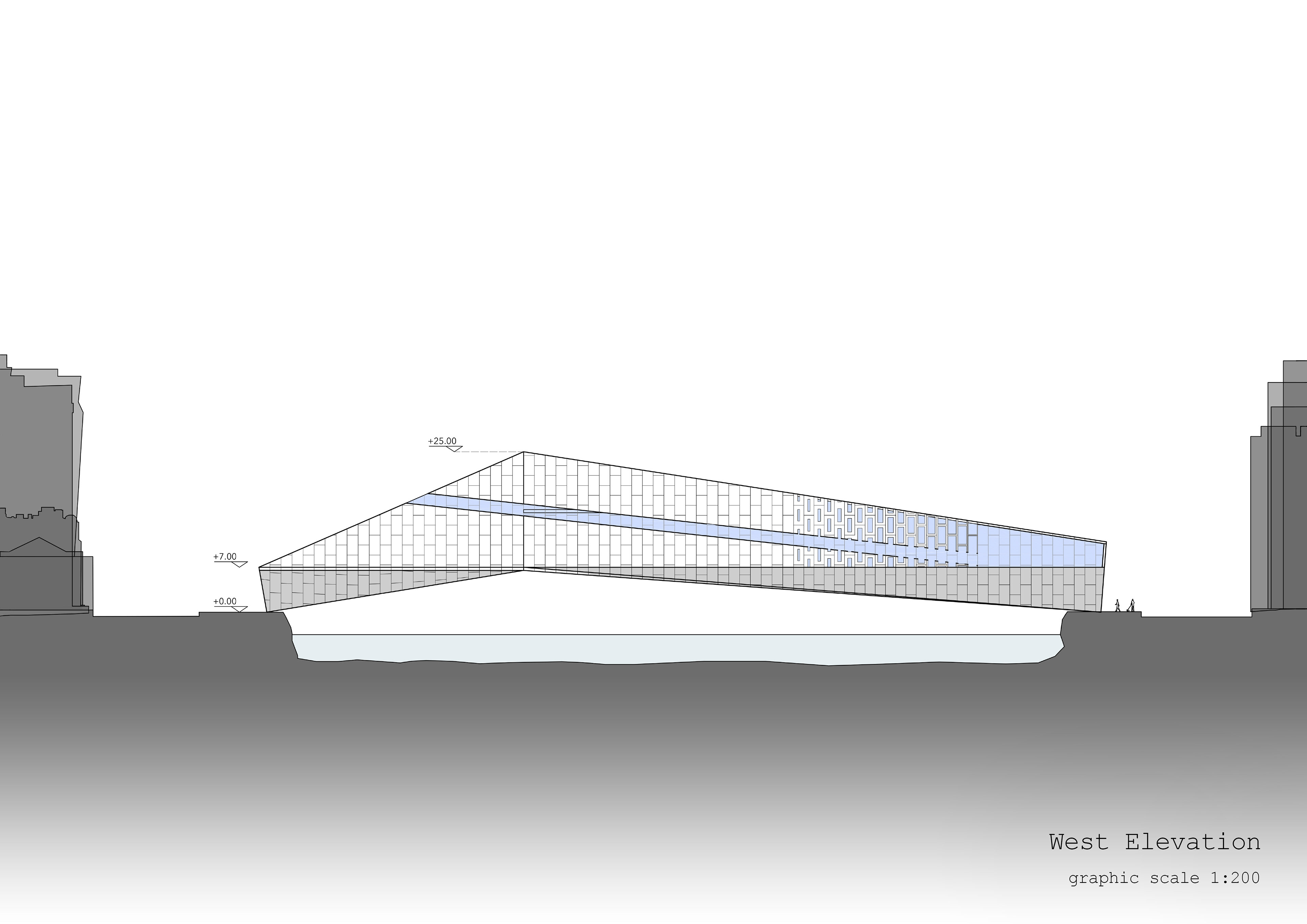 west elevation