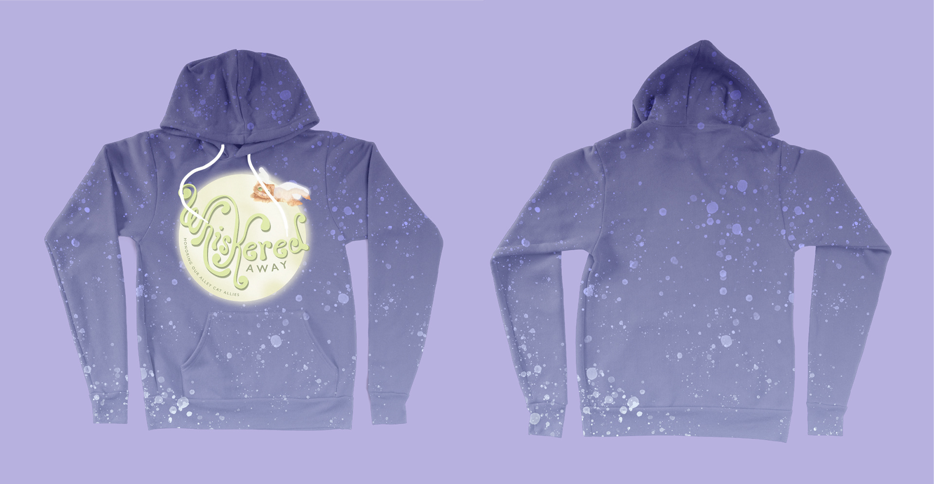Whiskered Away Benefit Album Merch Sweatshirt Mockup