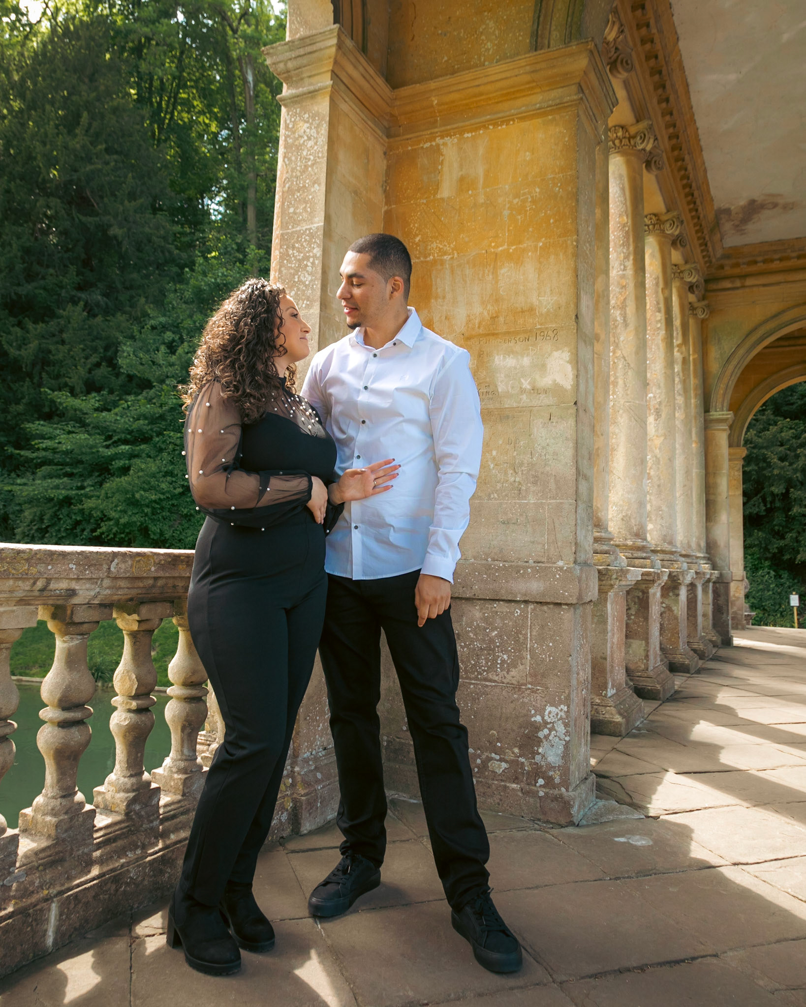 Engagement Shoot at Prior Park Bath North Somerset
