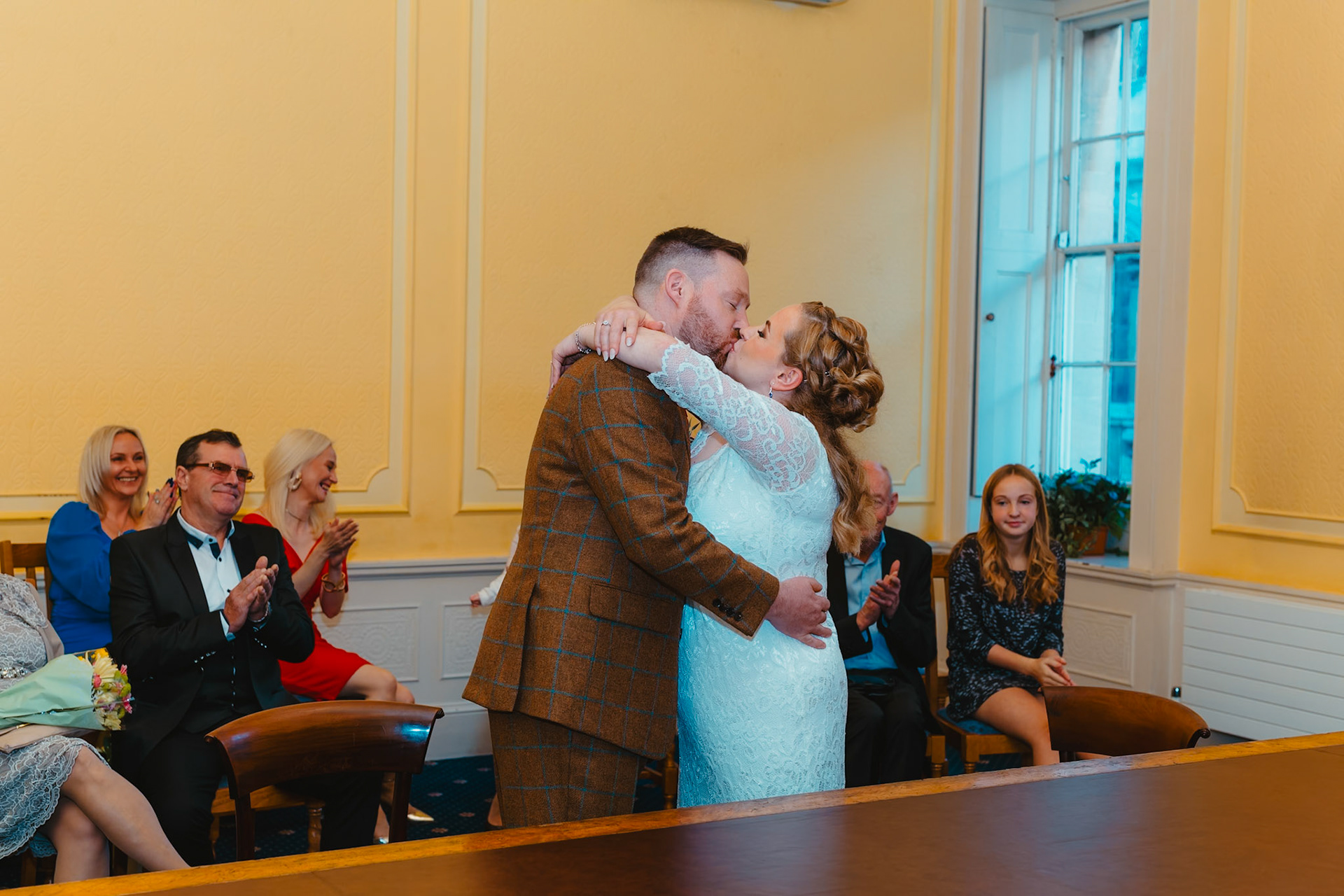 Nicole and Phils Fabulous Wedding Pictures taken at the Old Council House in Bristol on the 6th November 2023
