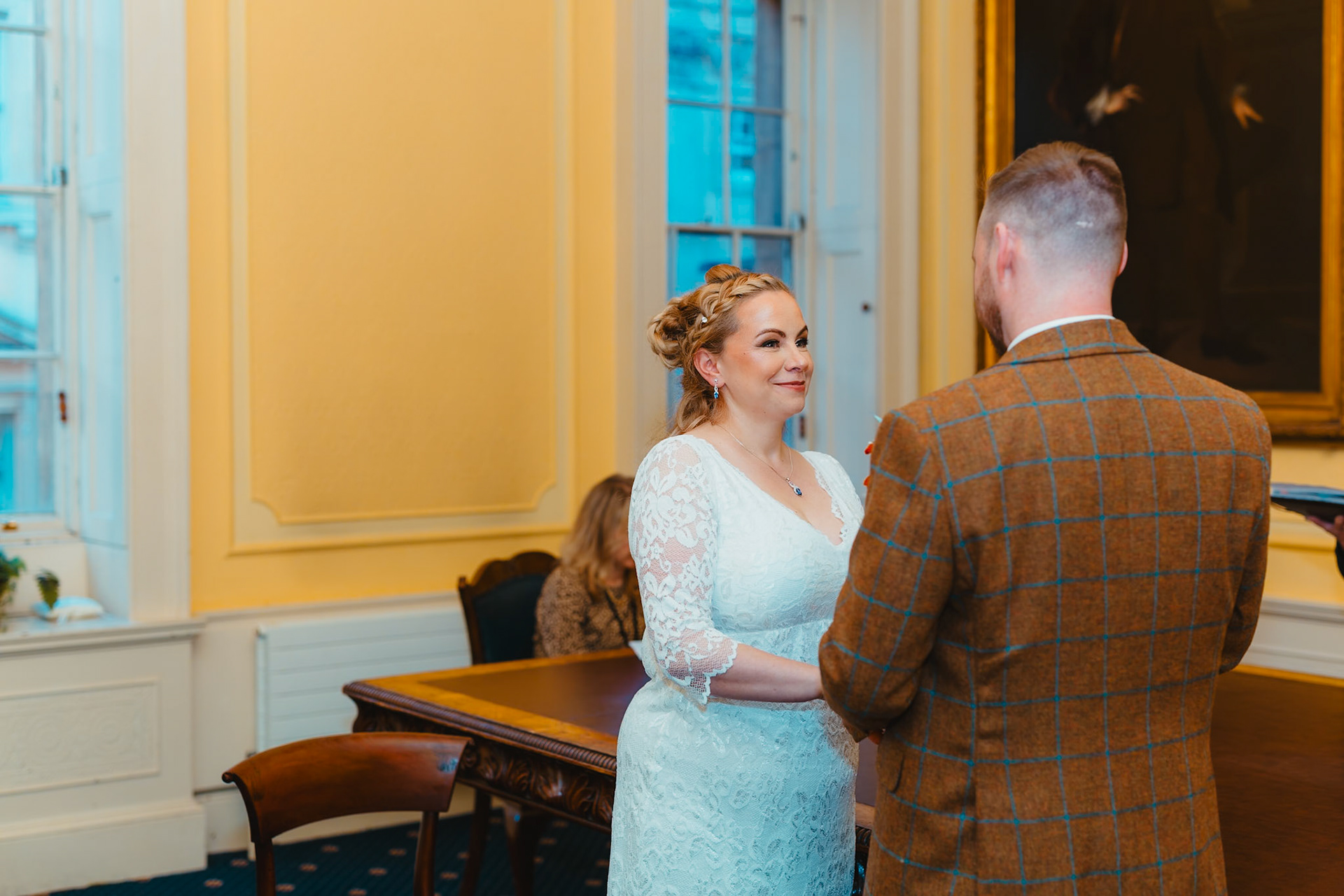 Nicole and Phils Fabulous Wedding Pictures taken at the Old Council House in Bristol on the 6th November 2023