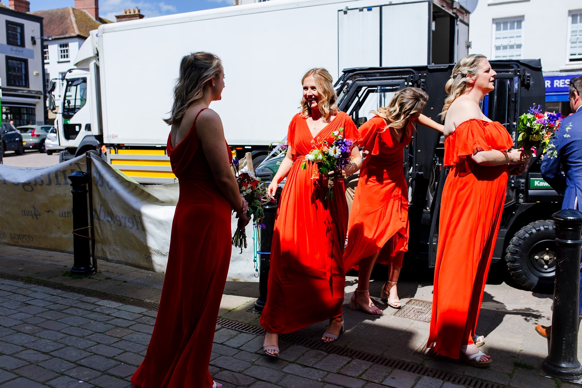 Holly and Olivers wedding that took place on 10th May 2025 with the ceremony taking place at Shaftesbury Town Hall photos on the Famouse Gold Hill and reception at a local house.