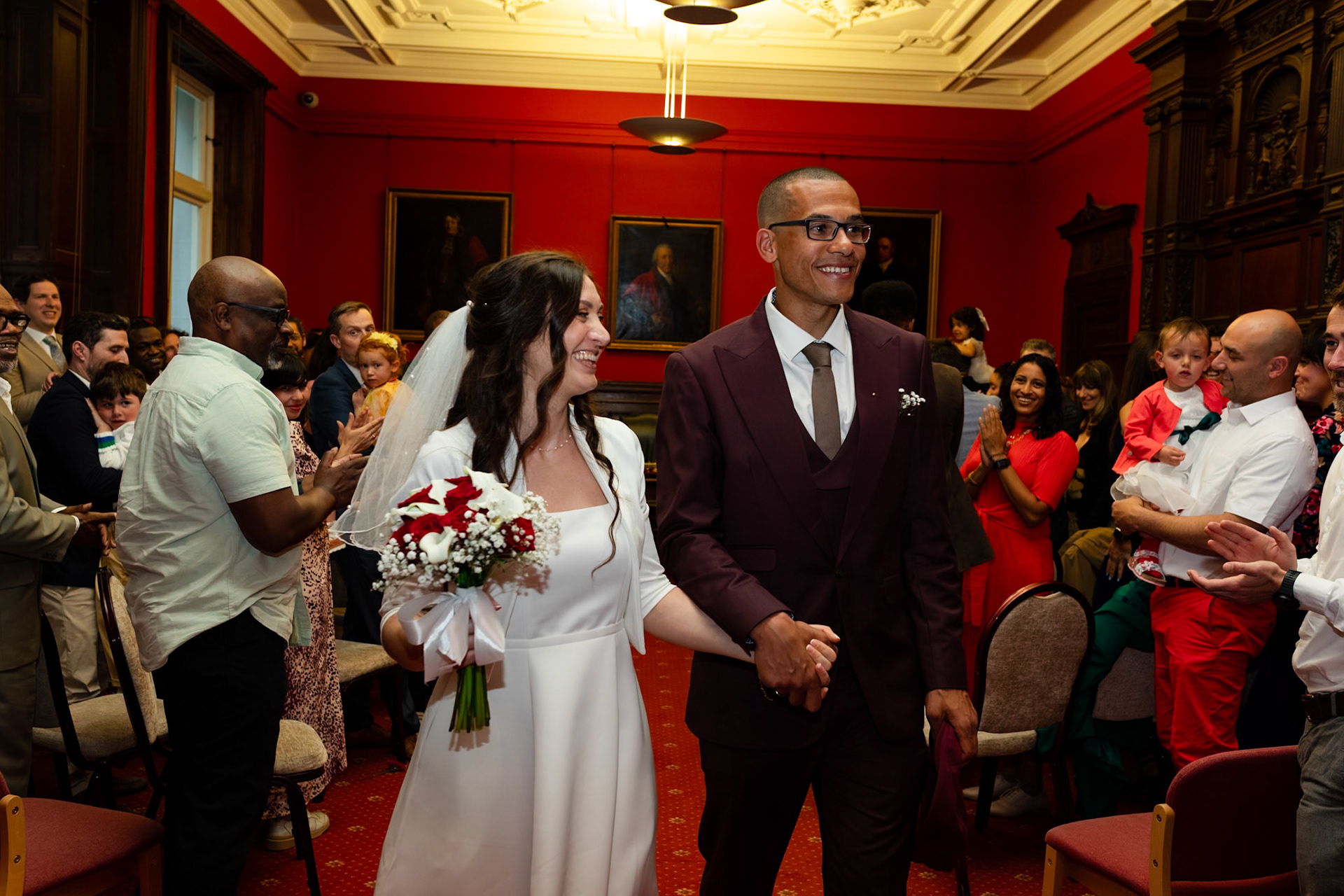 Louis and Anias Wedding in Bristol, ceremony at the Old Council Office in the City Centre with Photos in Castle park and along the river reception at Caribbean Croft on Gloucester Road