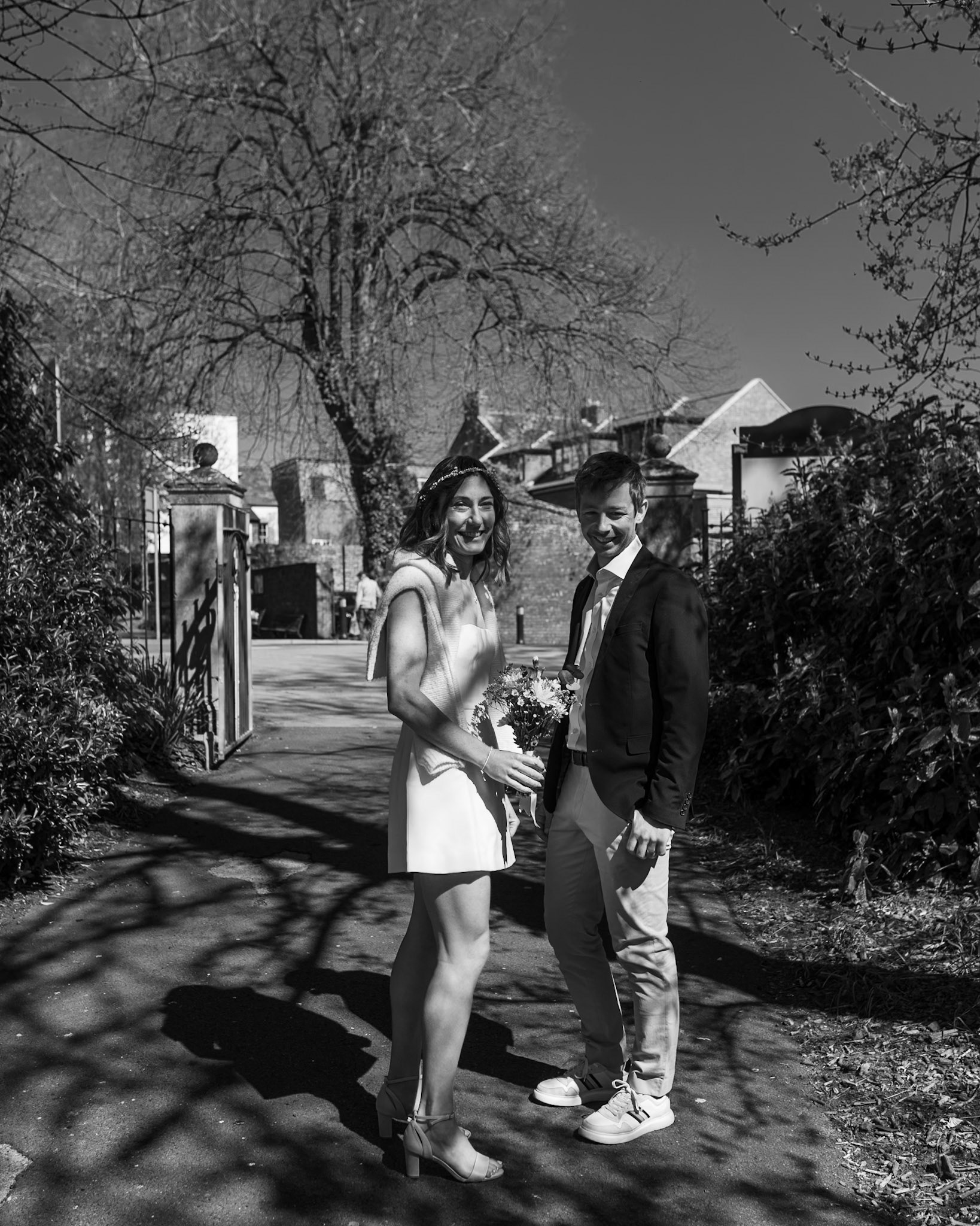 Richard and Emily's beautiful spring wedding took place on the 7th April the Wedding took place at County Hall Dorchester photos taken in the nearby Borough Gardens with coffee and Cake at Finca Poundbury